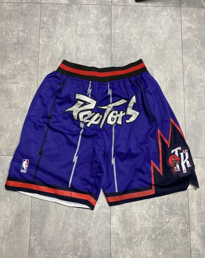 Throwback toronto raptors shorts clearance