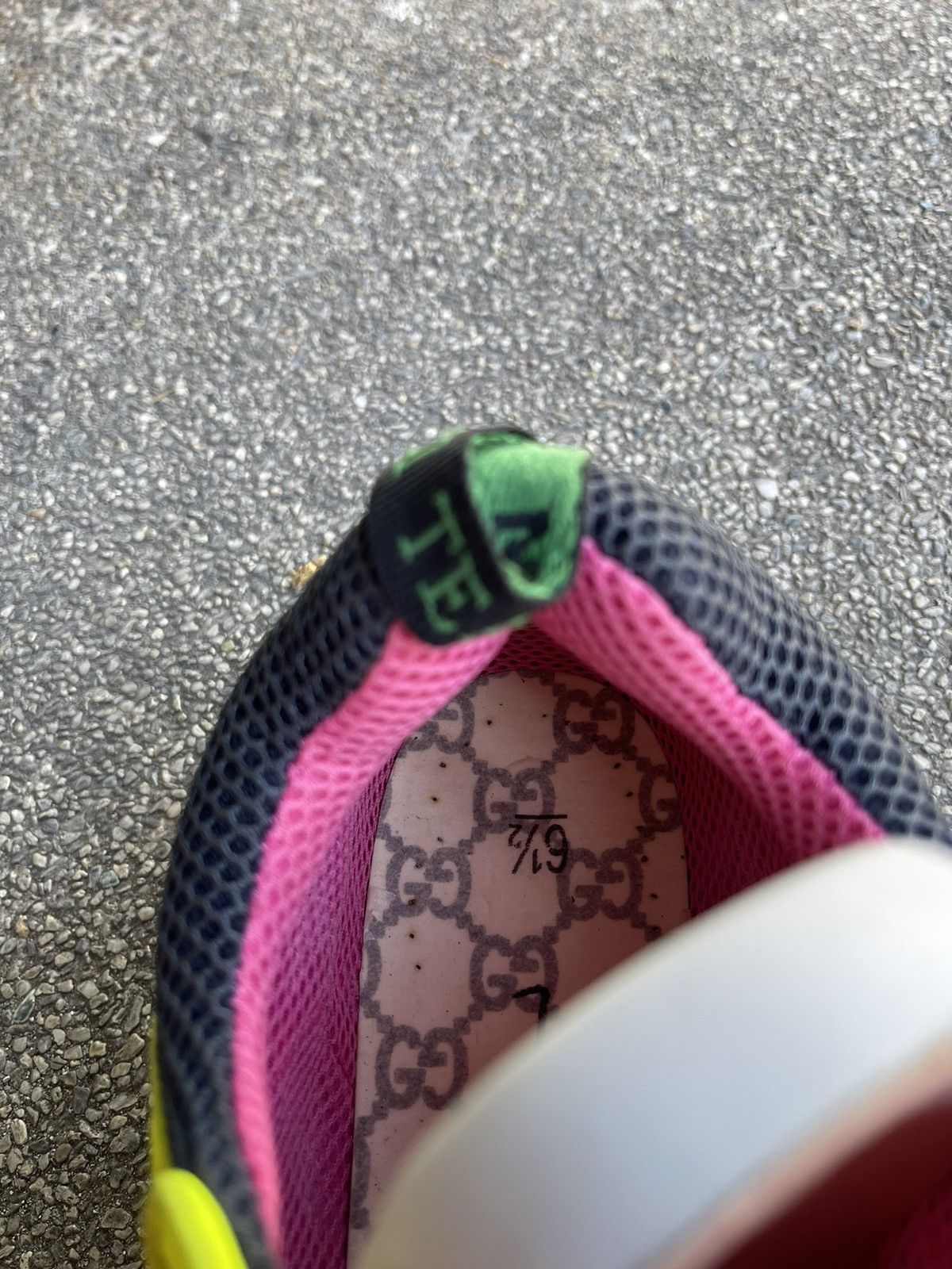 Gucci Gucci Flashtrek Low Sneakers Neon Yellow Green Size US 6.5 / EU 39-40 - 13 Thumbnail