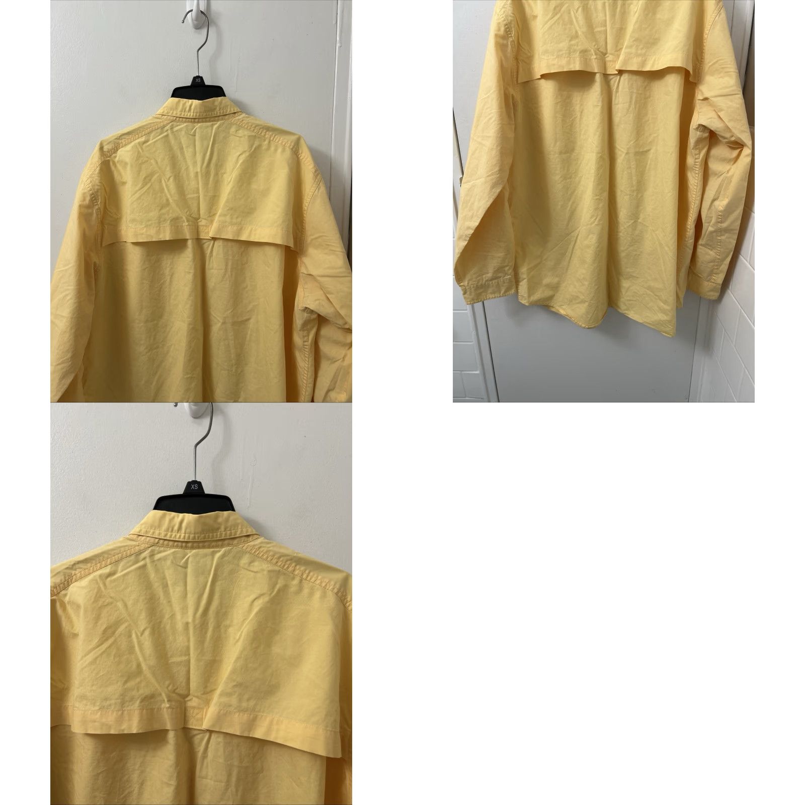 Vintage LL Bean Shirt Mens Large Yellow Button-Down Long Sleeve Pockets Breathable Fishing 261593 Size US L / EU 52-54 / 3 - 8 Thumbnail