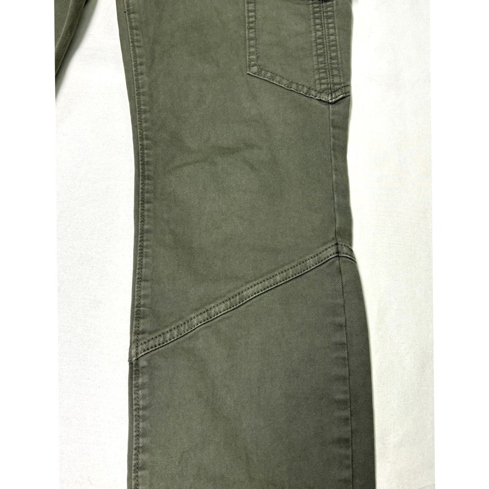 Olive AG Adriano Goldschmied The Whitt Cargo Ankle Pants Olive Green 25X27 Pants Women Slim Olive Green Cargo Zipper Logo 90s? Size 42" / US 20 - 2 Thumbnail