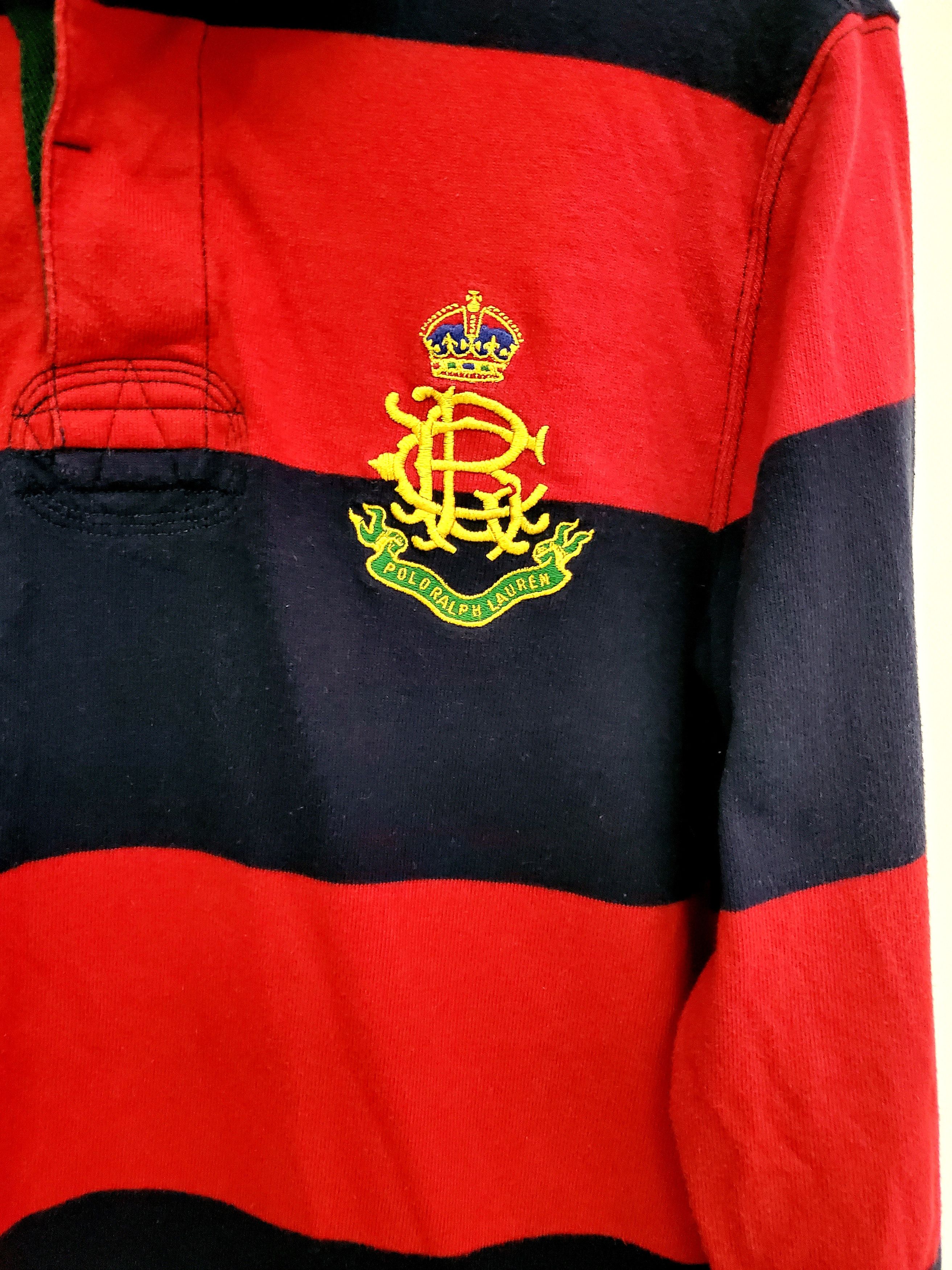 Polo Ralph Lauren × Rugby Ralph Lauren × Vintage Vintage Polo Ralph Lauren Rugby Long Sleeve ideal condition Size US M / EU 48-50 / 2 - 2 Thumbnail