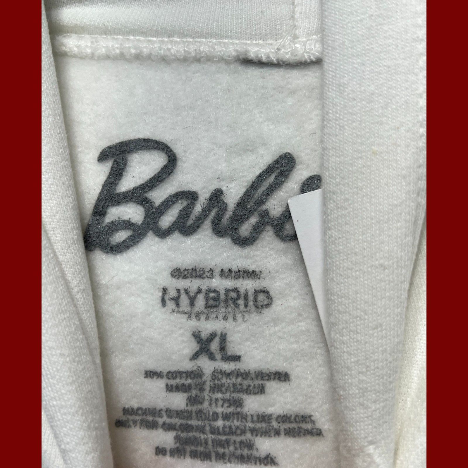 Other Mattel - Barbie - Women's Long Sleeve Hooded Sweatshirt - Wh Size XL / US 12-14 / IT 48-50 - 9 Thumbnail