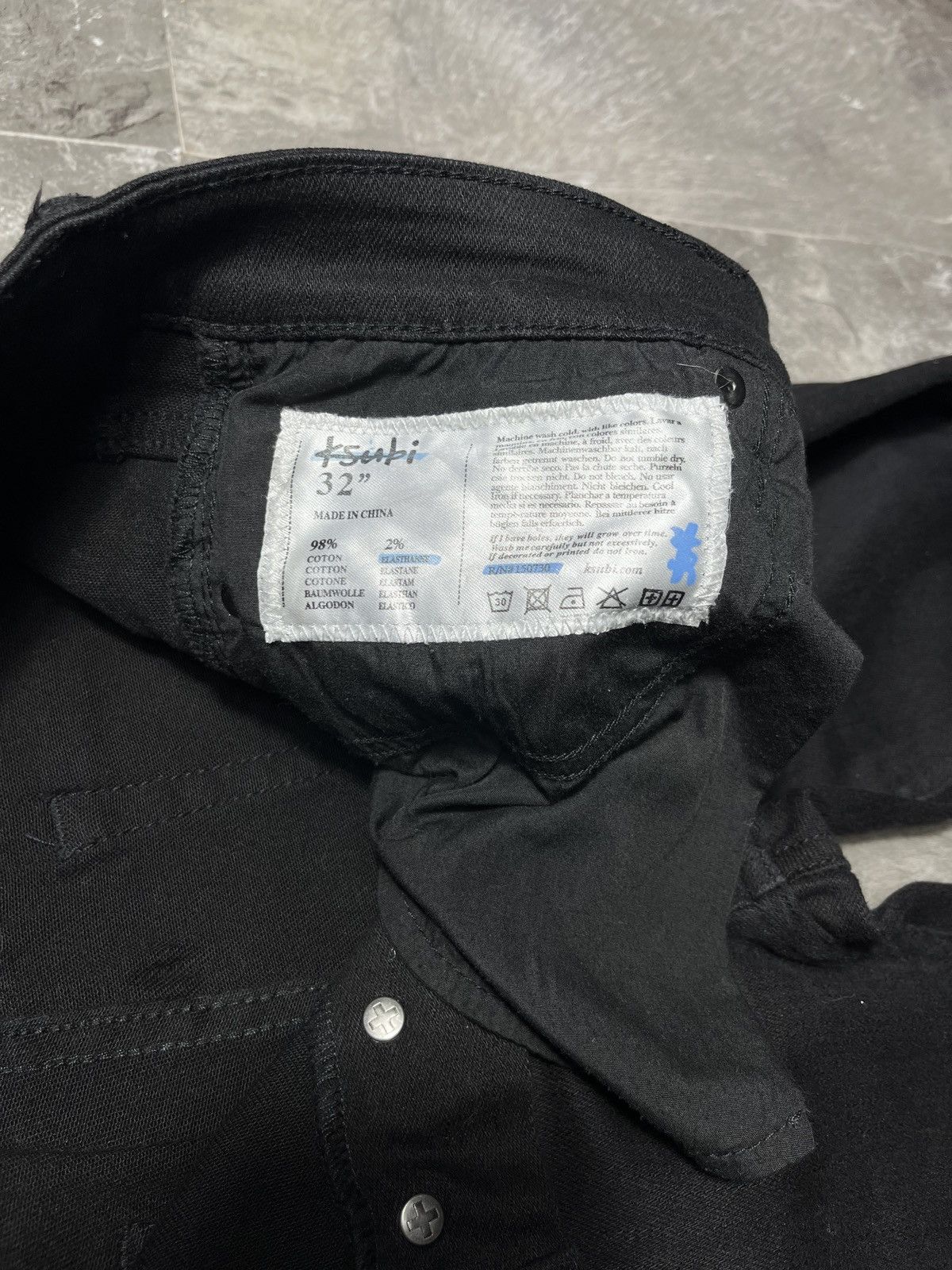 Ksubi Ksubi Knee Rip Plain Black Denim Jeans Size 32 Size US 32 / EU 48 - 14 Thumbnail