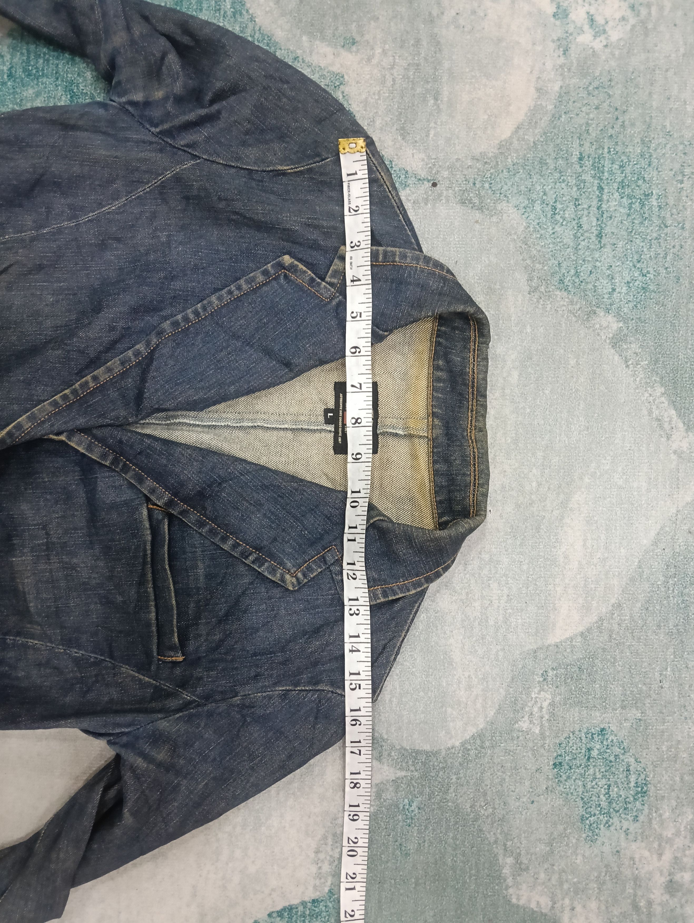 Polo Ralph Lauren × RRL Ralph Lauren × Ralph Lauren Vintage Ralph Lauren Denim Jacket Like Blazer Size L / US 10 / IT 46 - 15 Thumbnail