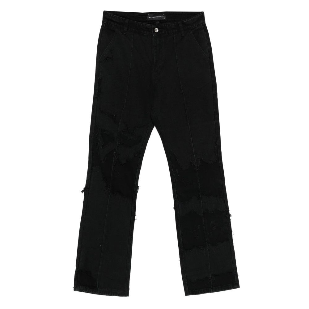Who Decides War Who Decides War BLACK Denim - Bootcut Jeans Size US 30 / EU 46 - 1 Thumbnail
