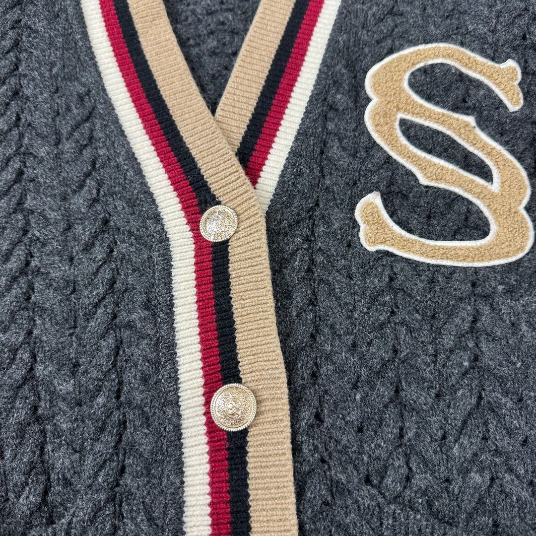 Sandro Tommy Double S Oversized Cardigan Size M / US 6-8 / IT 42-44 - 5 Thumbnail