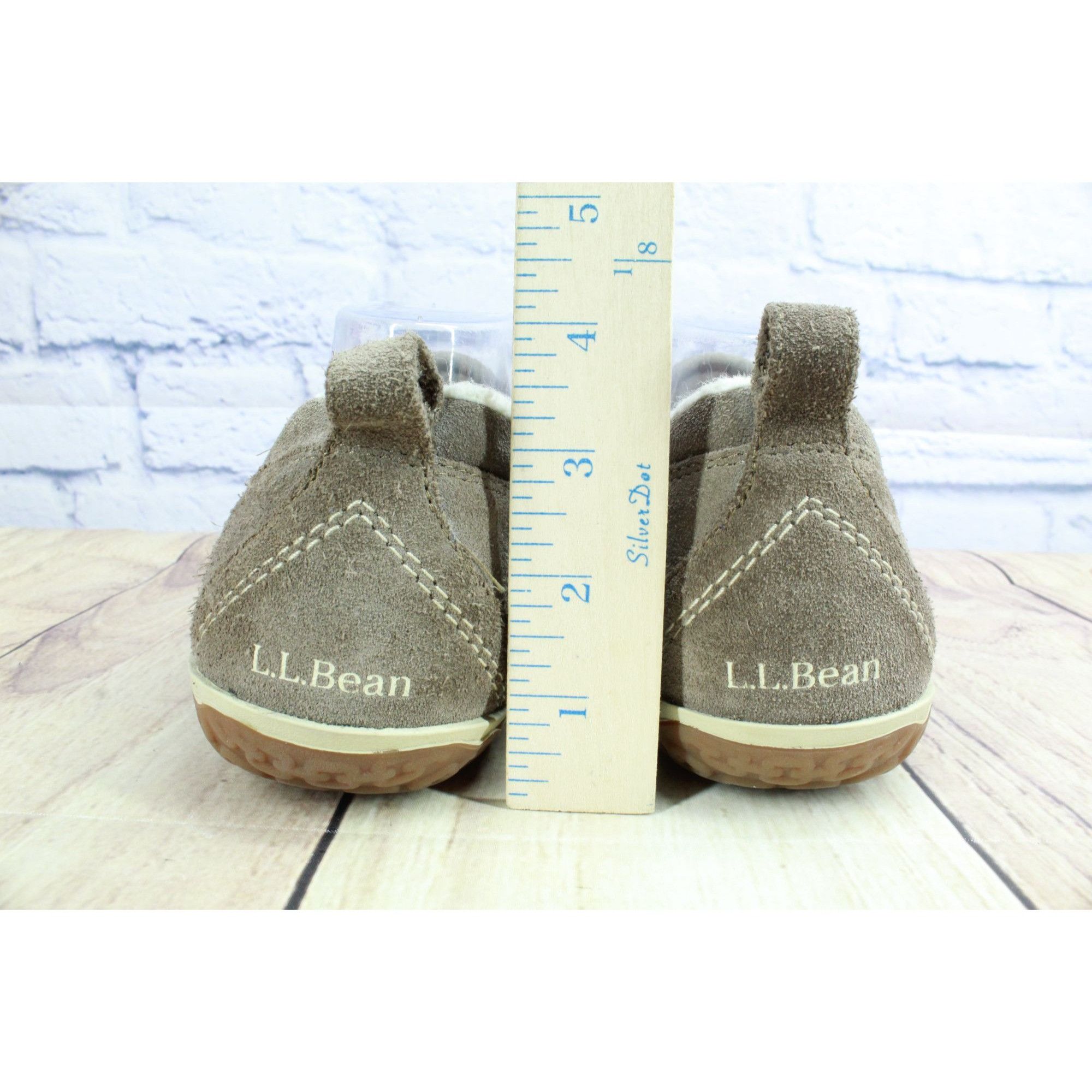 L.L. Bean LL Bean Mountain Slippers Moccasin Fleece Lined Size 10 M Size US 10 / IT 40 - 7 Thumbnail