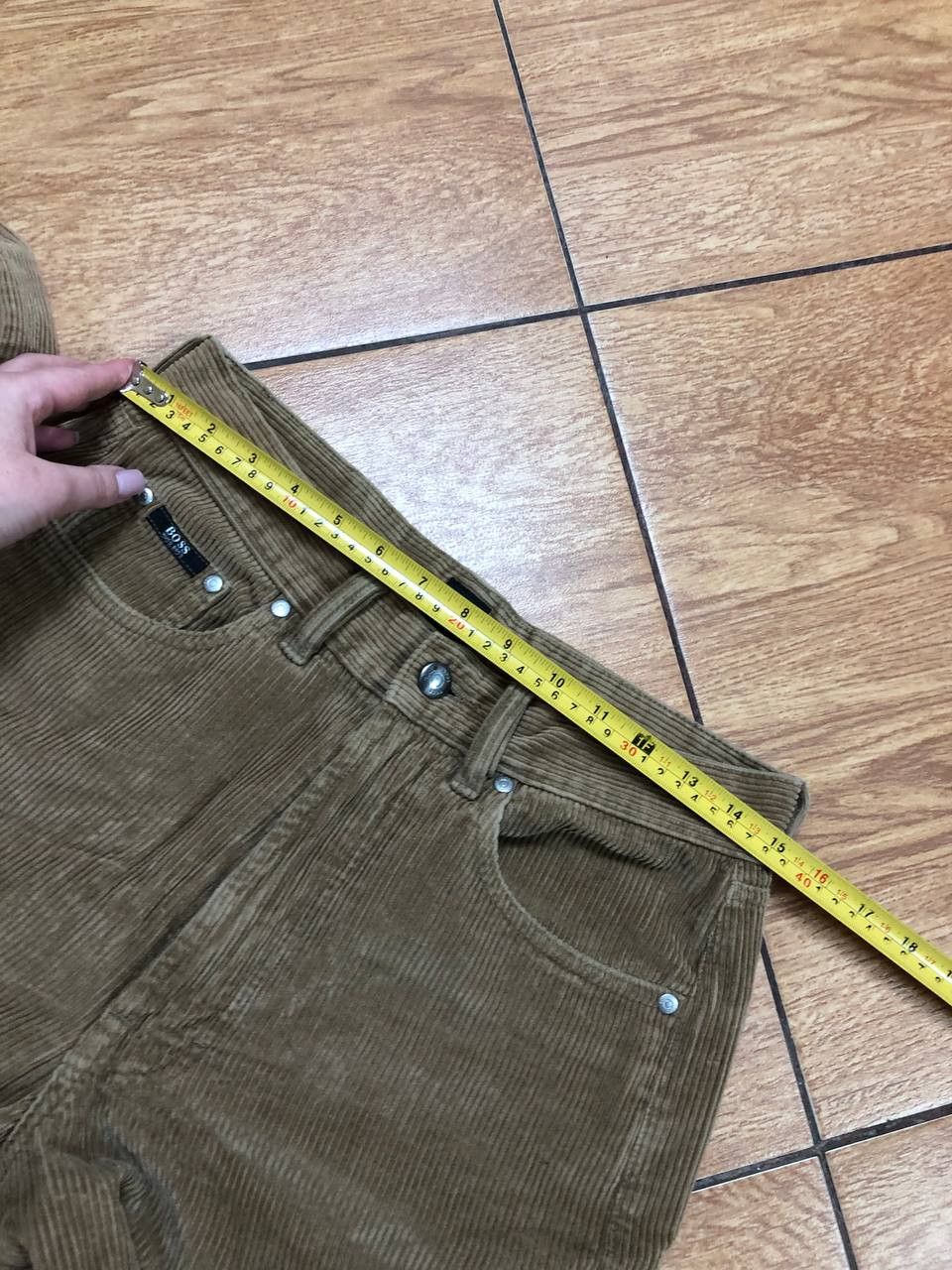 Hugo Boss × Japanese Brand Dirty Painted Distressed Thrashed Faded Baggy Jeans Y2K Size US 32 / EU 48 - 2 Thumbnail