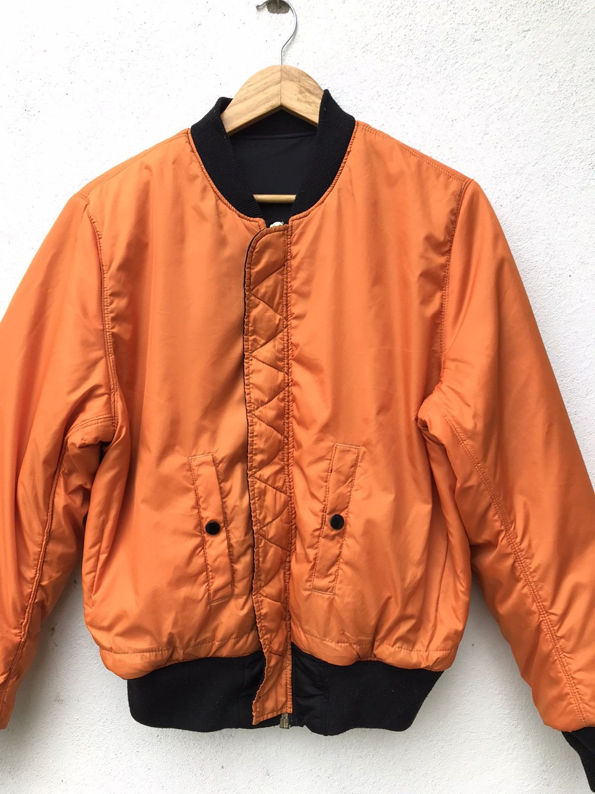 Alpha Industries × Vintage Vintage Alpha Industries Riversible Bomber Jacket Japanese Size US S / EU 44-46 / 1 - 20 Thumbnail