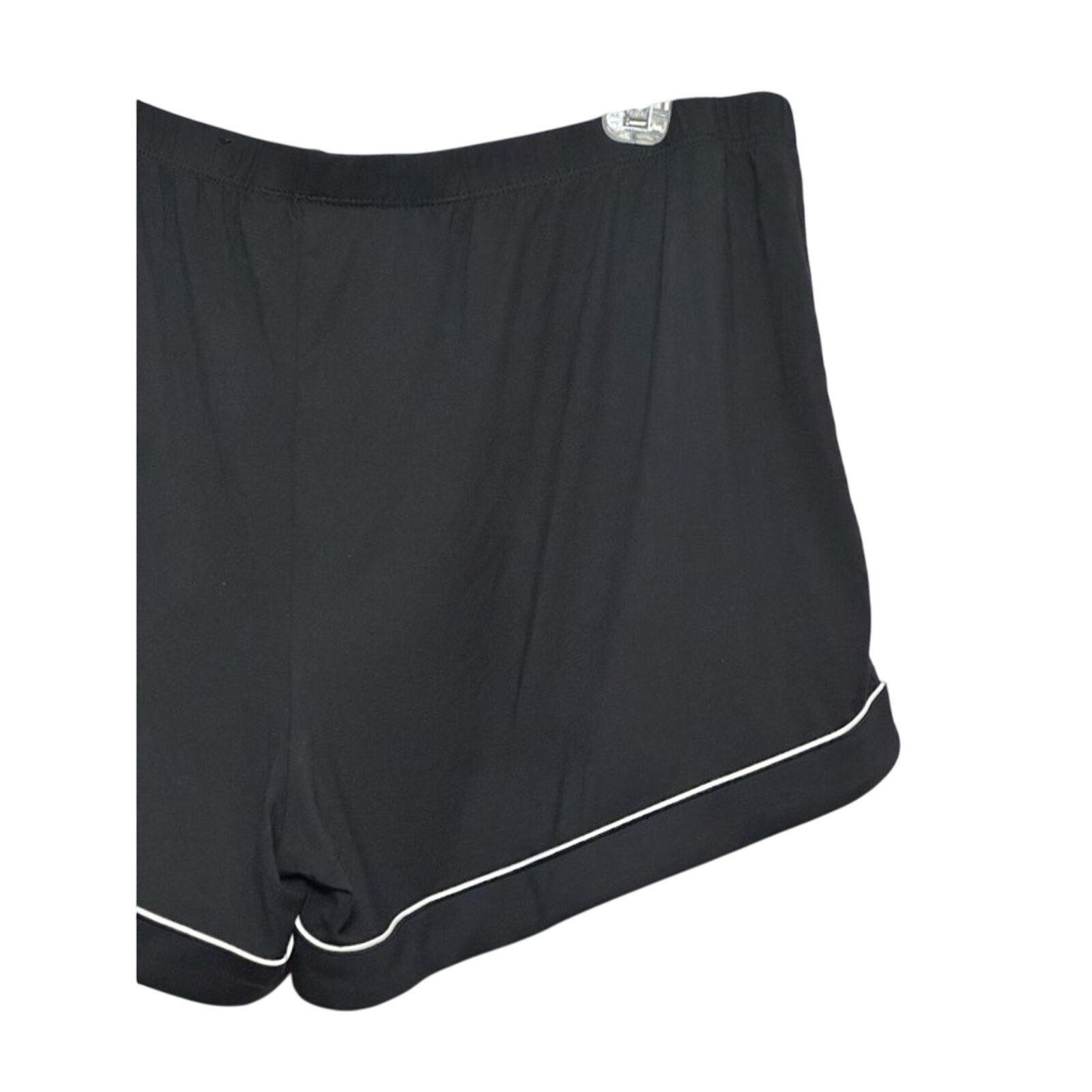 Nordstrom Nordstrom Lounge Shorts Pull-On Black Women's US L NWOT Size 34" / US 12 / IT 48 - 8 Thumbnail
