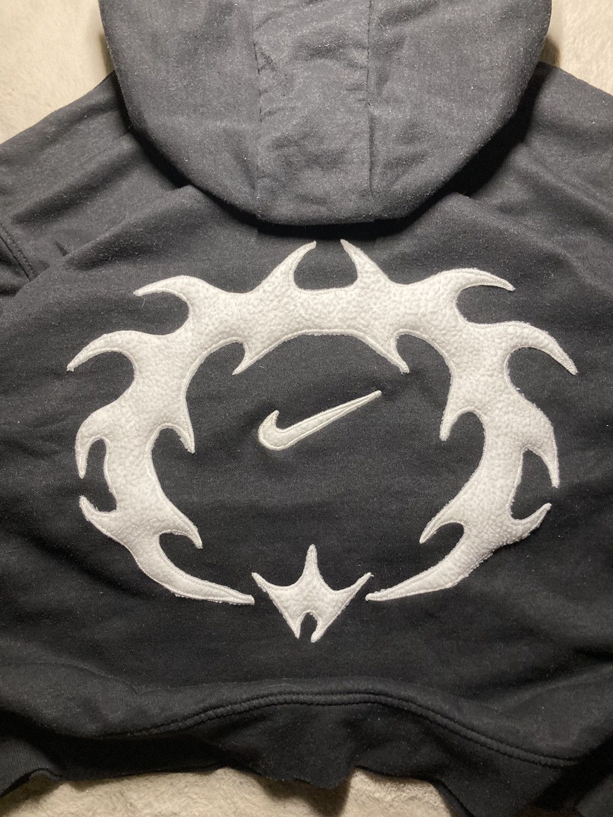 Nike × Vintage ⛩️nike hoodie custom fleece vintage y2k center big logo Size US M / EU 48-50 / 2 - 3 Thumbnail