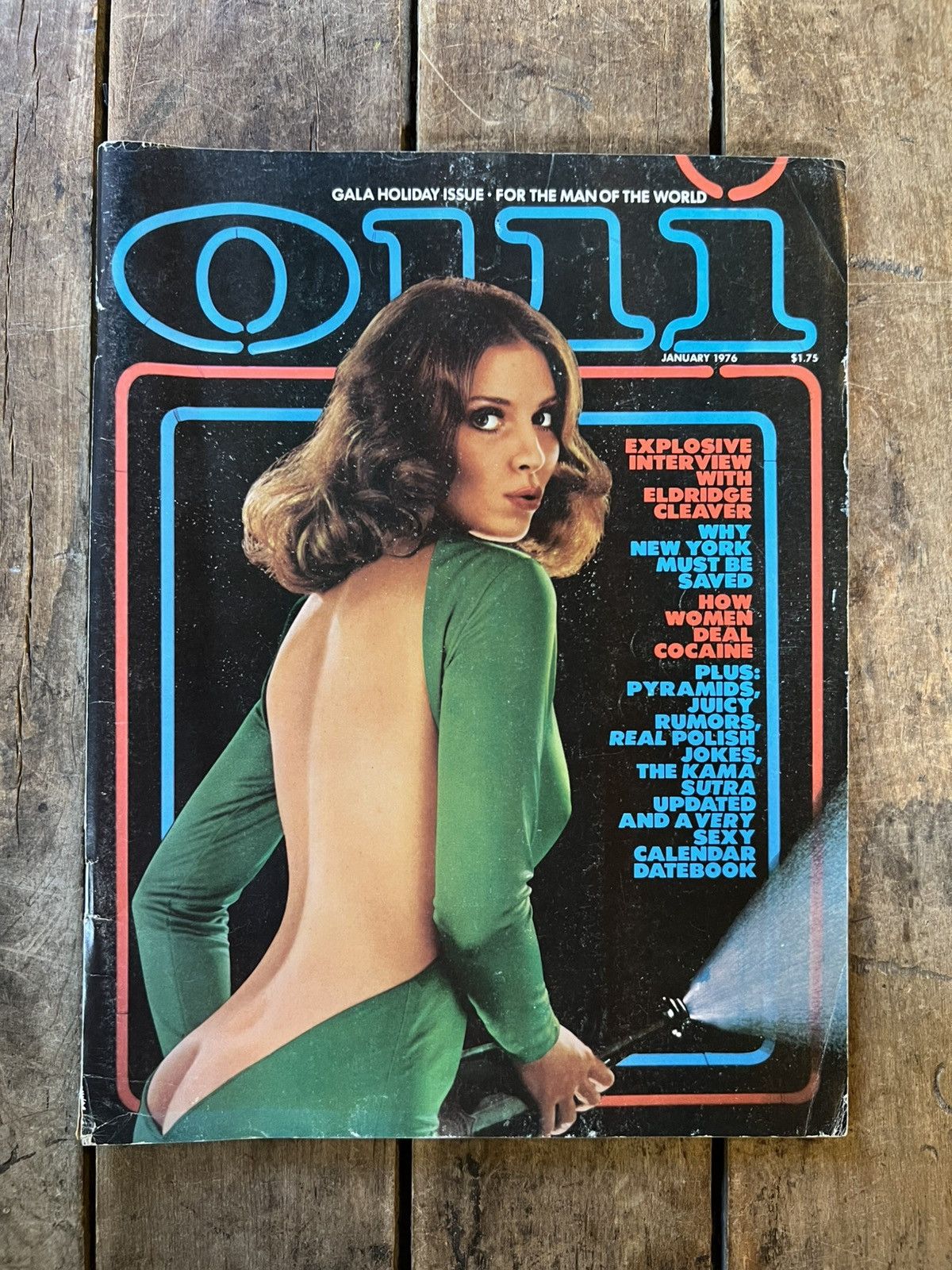 Vintage OUI Magazine “ For The Man of The World ”January 1976 Issue Size ONE SIZE - 1 Thumbnail