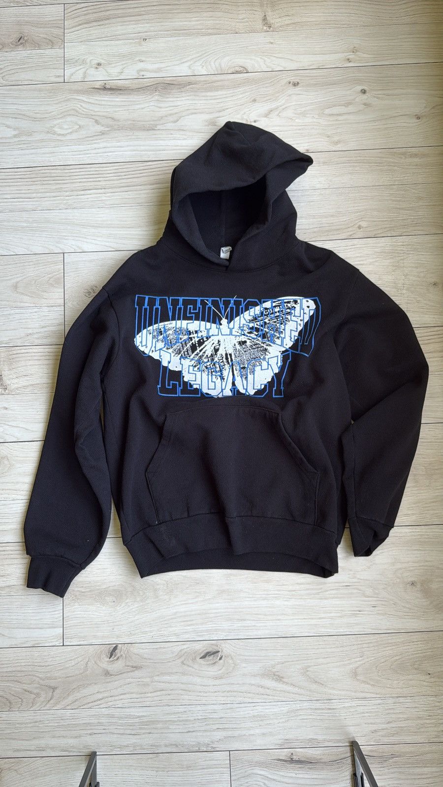 UNFINISHED LEGACY Unfinished Legacy Black Butterfly Hoodie (Medium) Size US M / EU 48-50 / 2 - 1 Preview