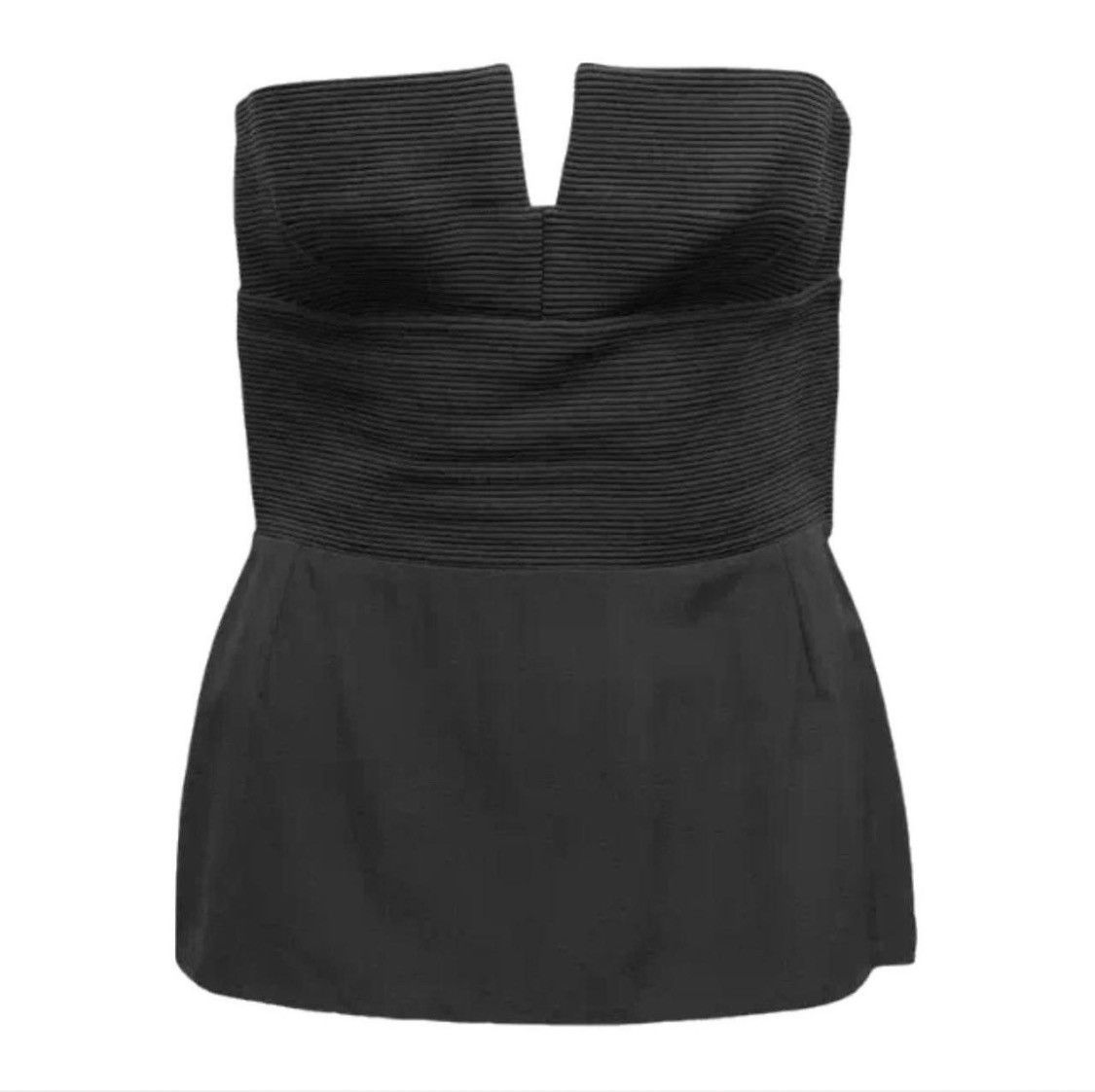 Versace × Vintage Vintage Gianni Versace Black Silk Corset Size S / US 4 / IT 40 - 1 Thumbnail