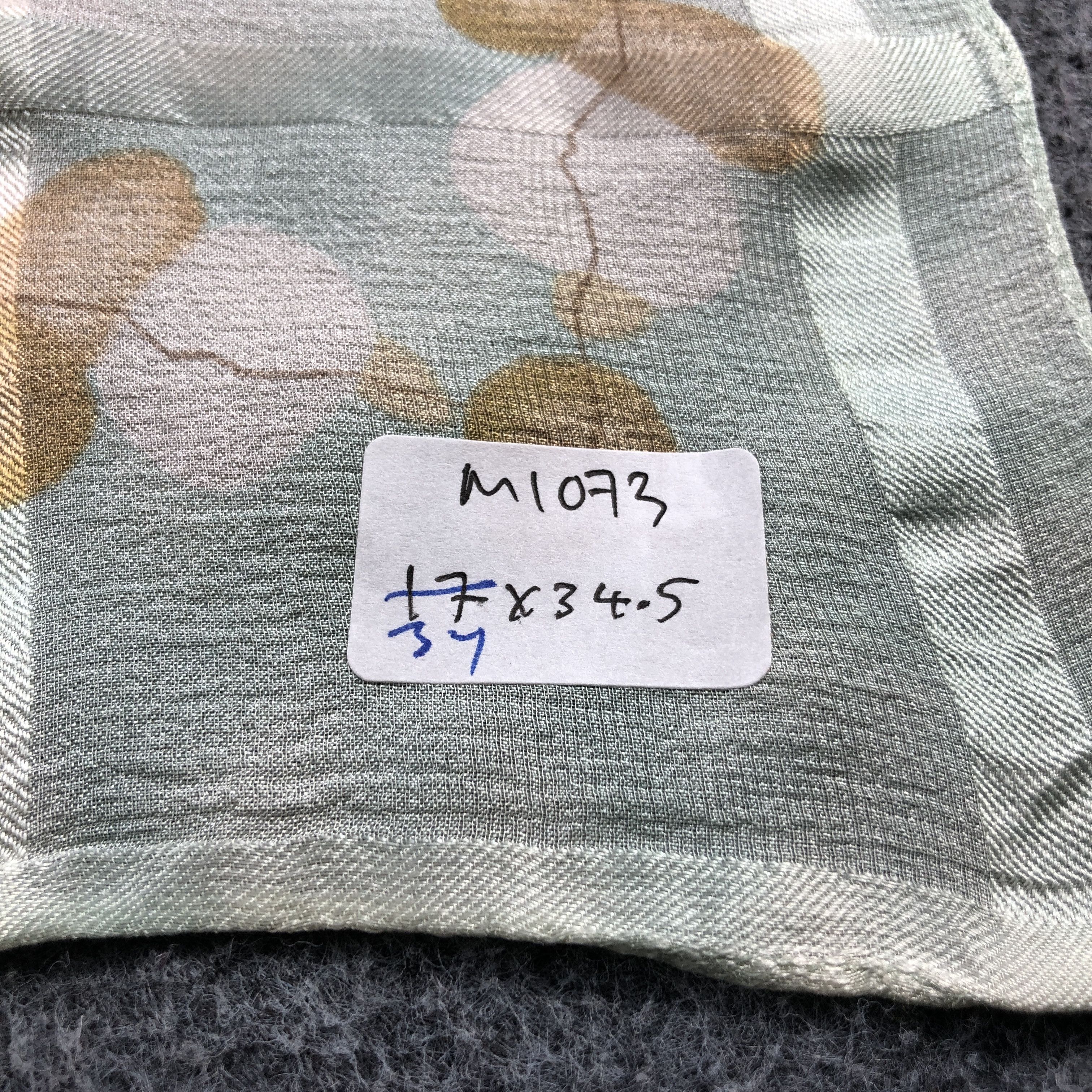 Japanese Brand Marie Claire Luxury Floral Silk Scarf M1073 Size ONE SIZE - 6 Thumbnail