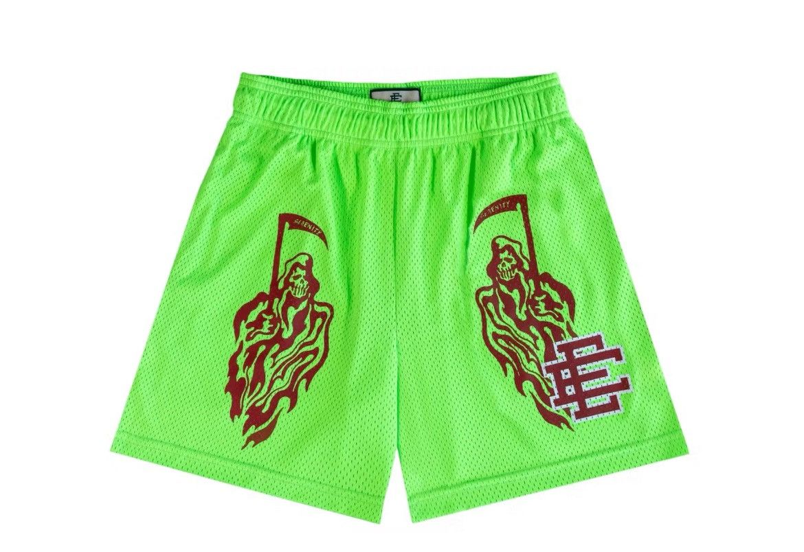 Eric Emanuel Eric Emanuel Warren Lotas Grim Reaper green shorts medium Size US 30 / EU 46 - 1 Thumbnail