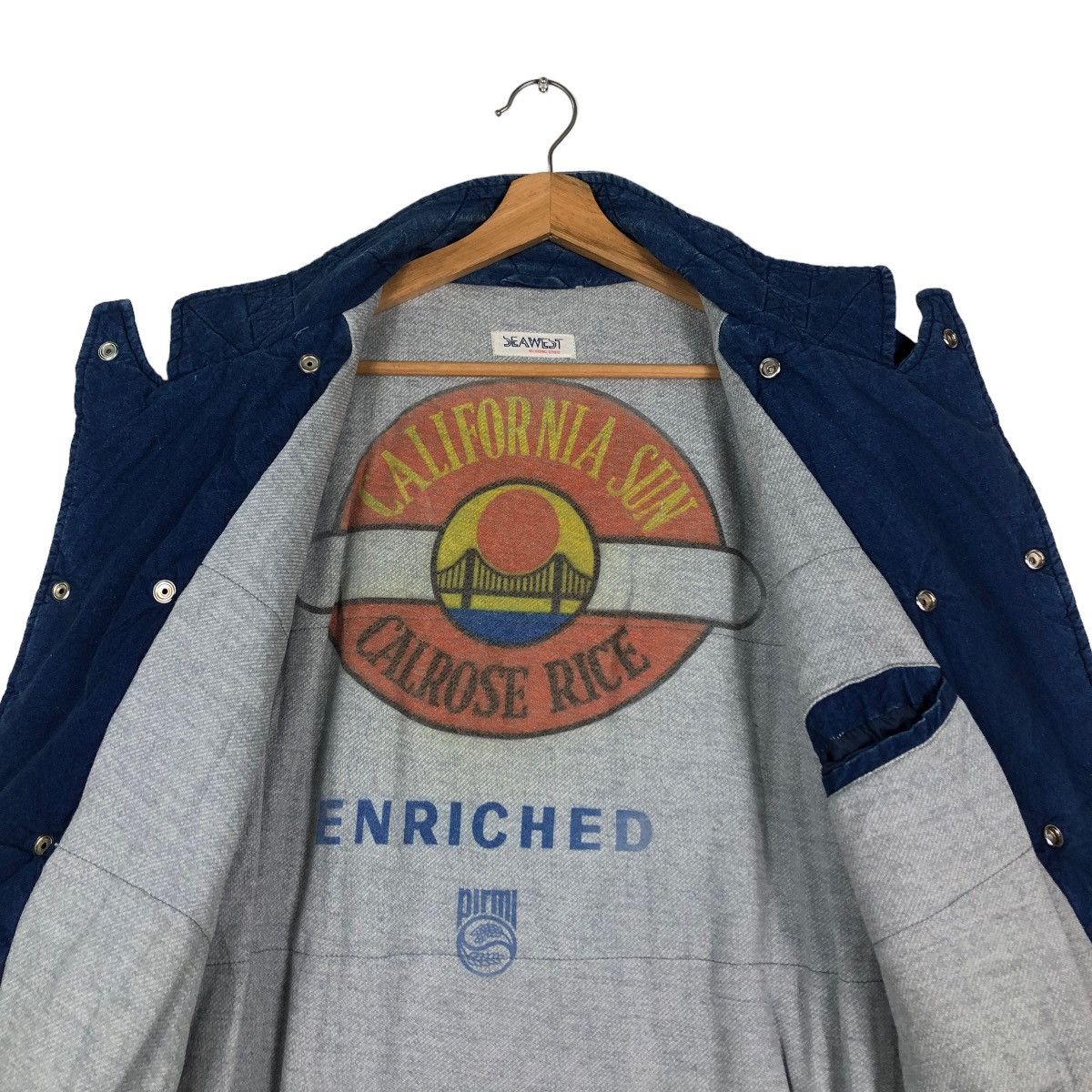 Japanese Brand 📌VINTAGE BOMBER JACKET PARACHUTE BIKER SEAWEST ISSEY MIYAKE Size US L / EU 52-54 / 3 - 5 Thumbnail