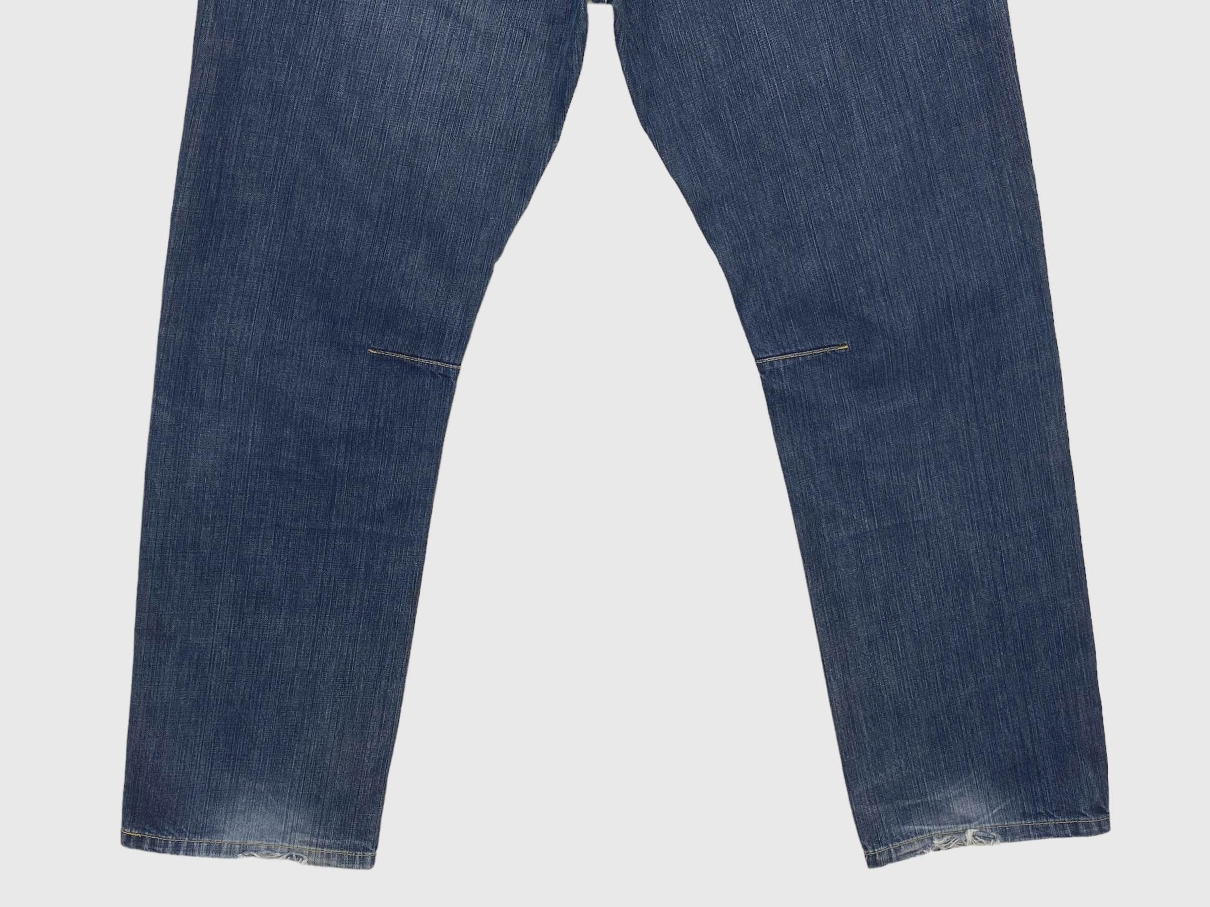 Japanese Brand Japanese Baggy Jeans Hip Hop Skateboard Style – 90s Vintage Size US 36 / EU 52 - 7 Thumbnail