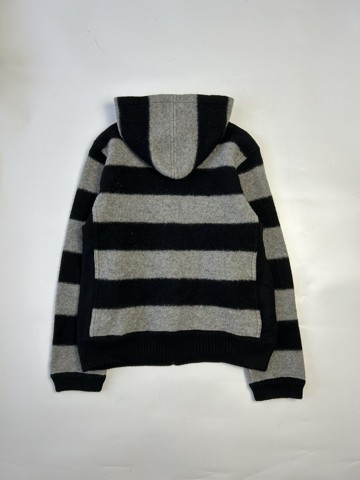 Beams Plus × Japanese Brand BEAMS STRIPPED ZIPPER HOODIE Size US M / EU 48-50 / 2 - 3 Thumbnail