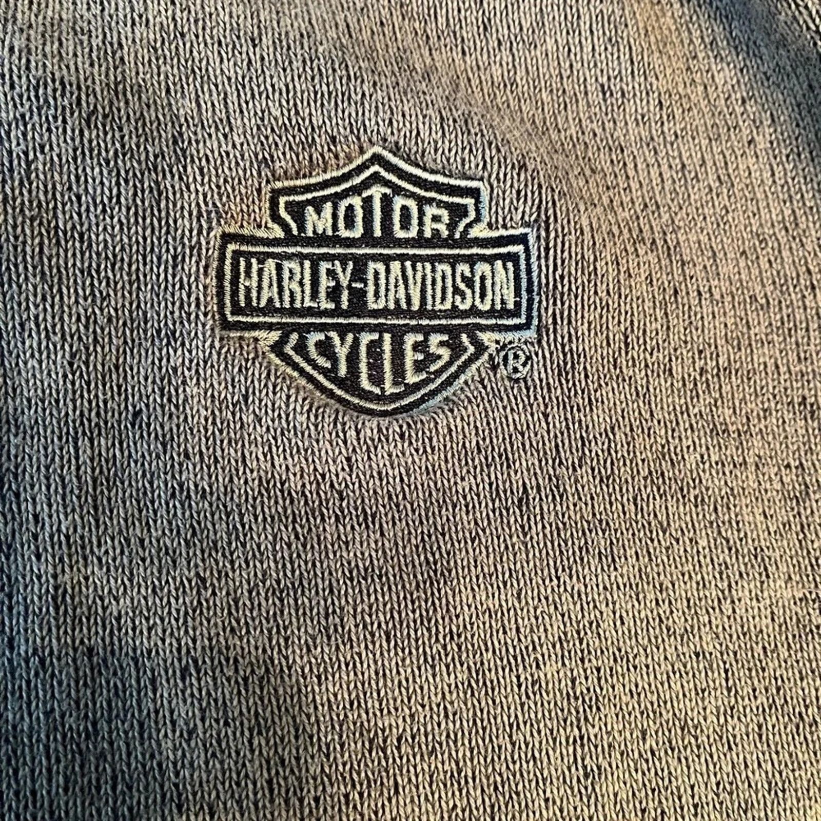 Harley Davidson Harley Davidson partial zip sweater, size XL Size US XL / EU 56 / 4 - 2 Thumbnail