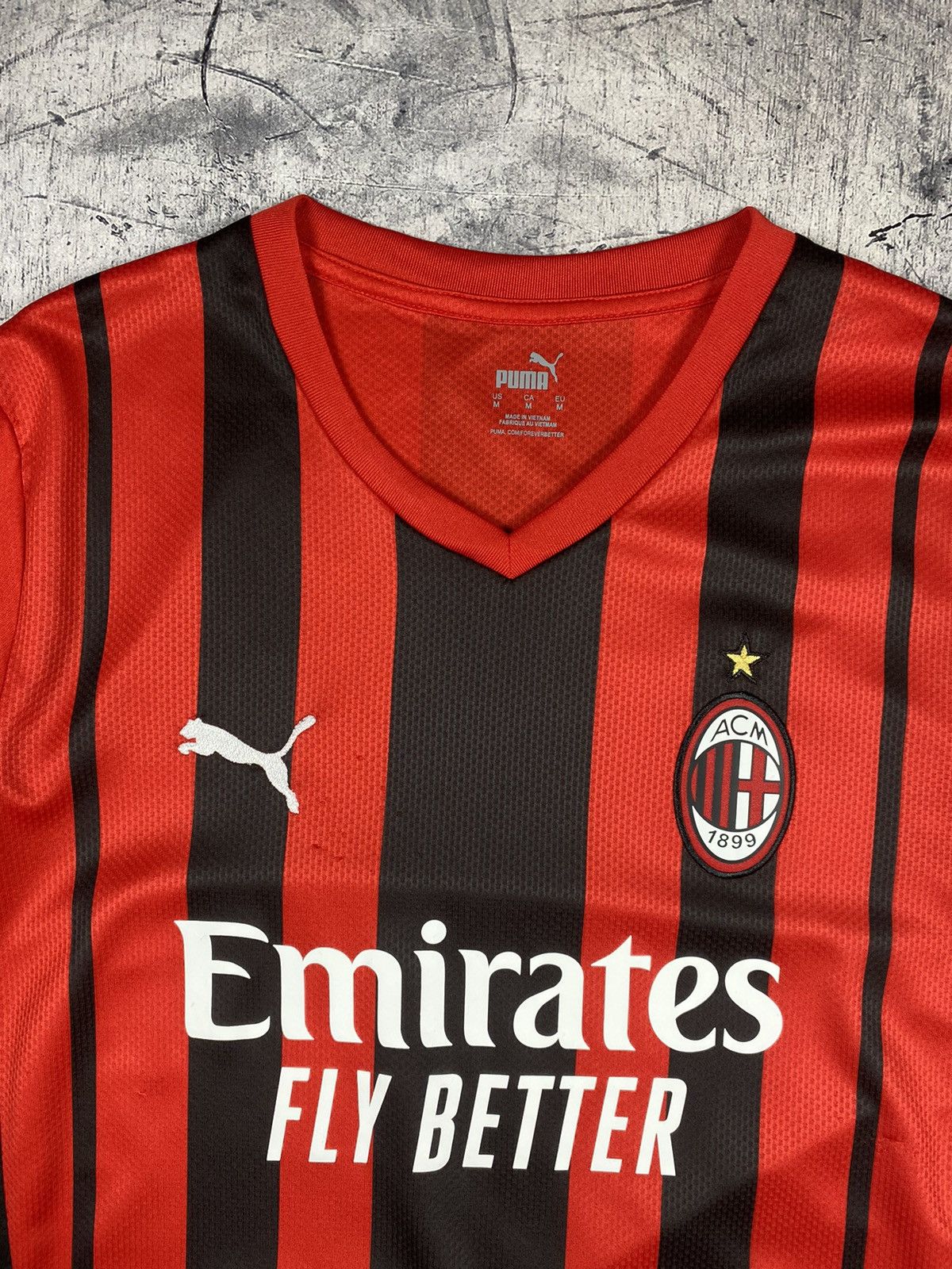 Puma Puma AC Milan 2019 Soccer Jersey Tee t Shirt Size US M / EU 48-50 / 2 - 5 Thumbnail