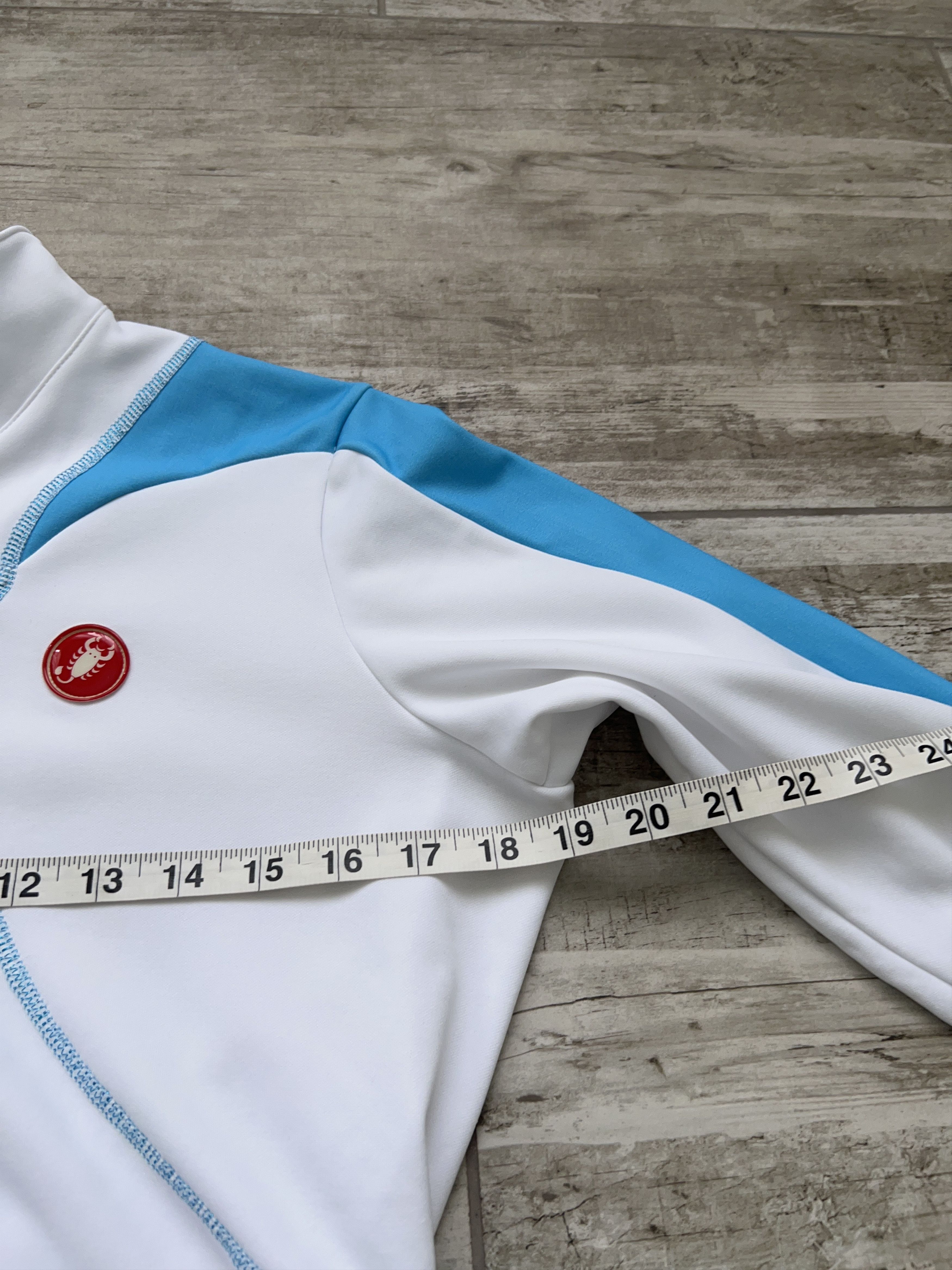 Other Castelli Cycling Fleece Jacket White Full Zip Sweater Size M Size M / US 6-8 / IT 42-44 - 3 Thumbnail