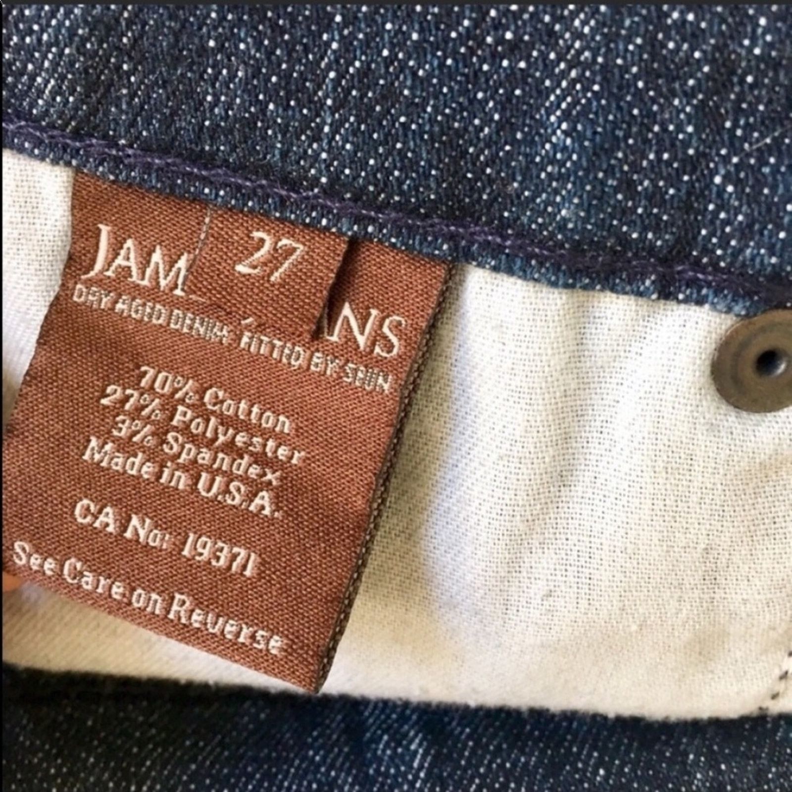 Anthropologie James Jeans Dark Wash High Rise Straight Leg Denim Jeans 27 Size 27" / US 4 / IT 40 - 7 Thumbnail
