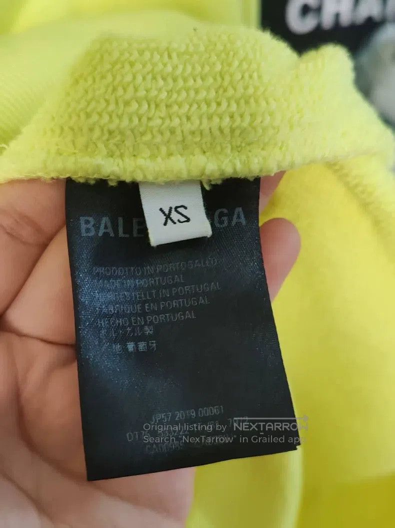 Balenciaga Balenciaga Chain Embroidered Sweatshirt Size US XS / EU 42 / 0 - 4 Thumbnail