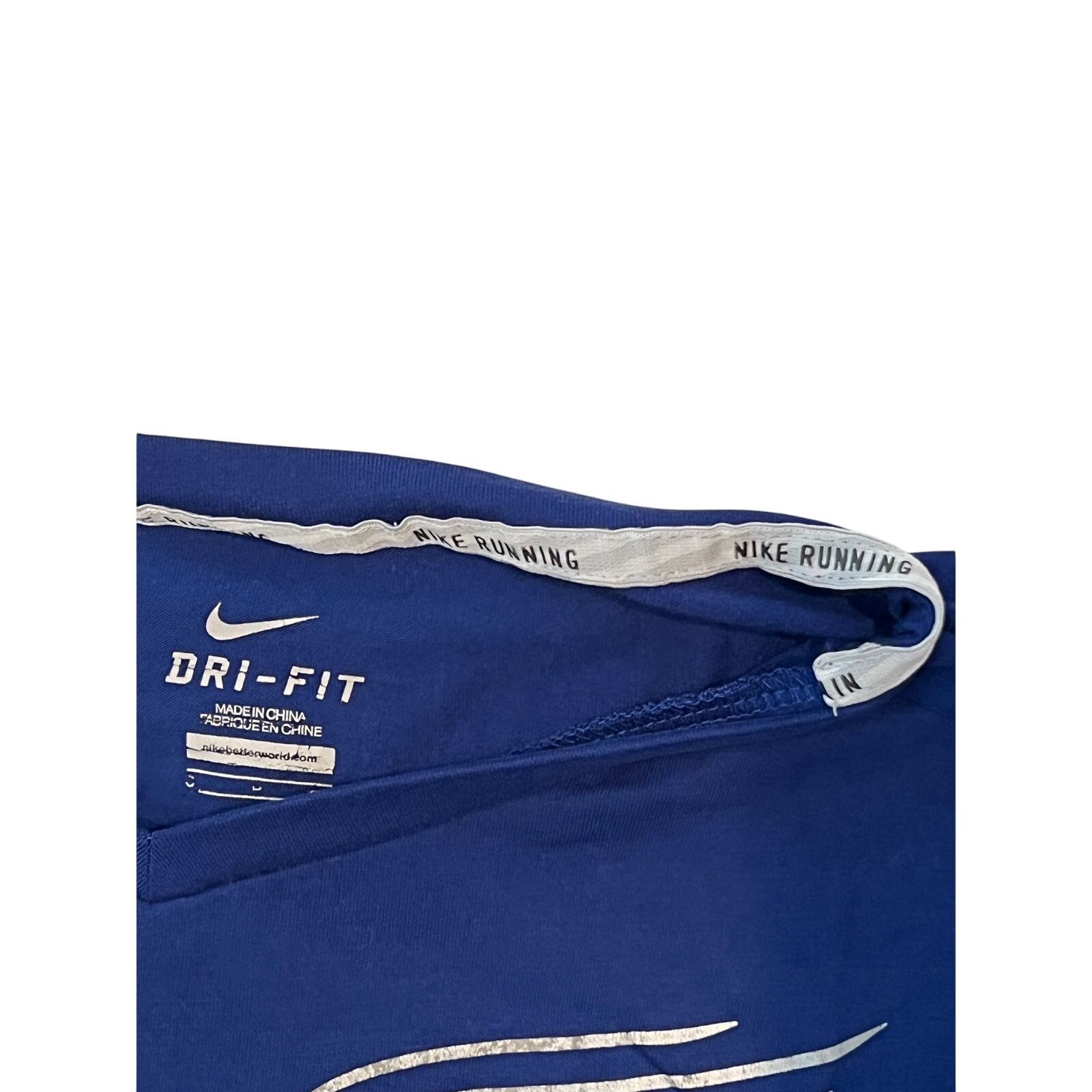 Nike Nike Dri-Fit Running Blue USA American Eagle T-Shirt Mens S Size US S / EU 44-46 / 1 - 4 Thumbnail