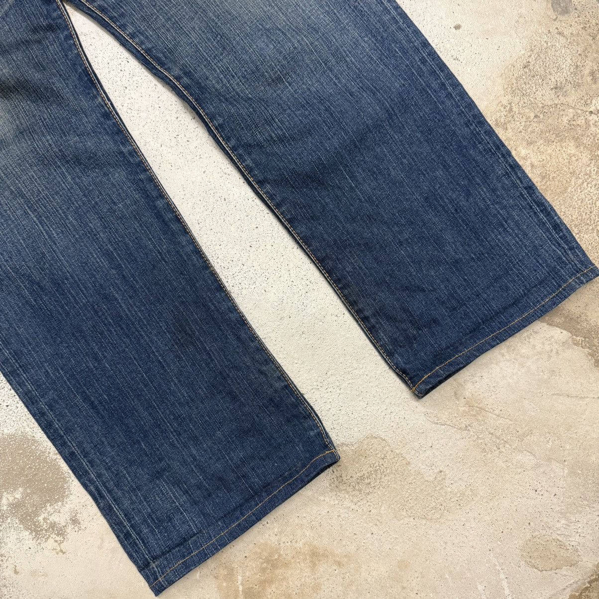 Edwin Vintage Y2K Edwin 503 Distressed Muddy Denim Pants Size US 36 / EU 52 - 5 Thumbnail