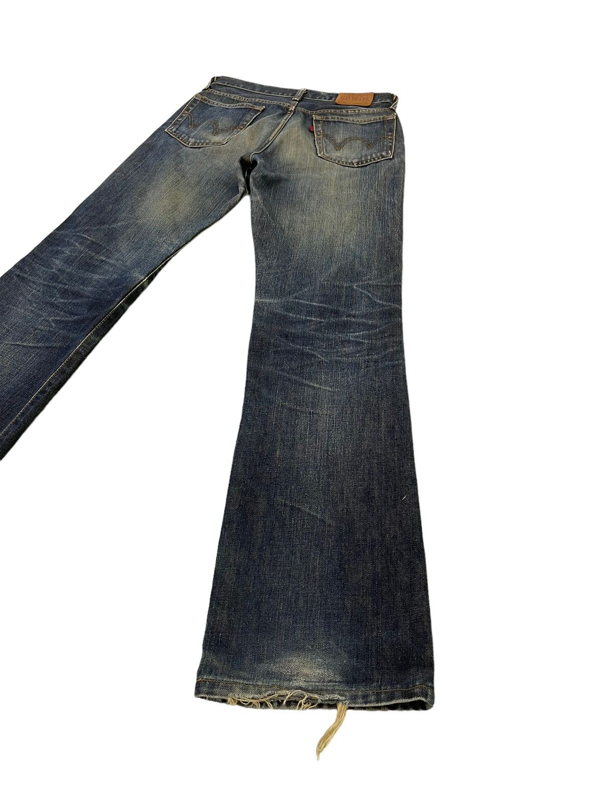 Flare Jeans Edwin Faded Distress Boot Cut 6🟦5