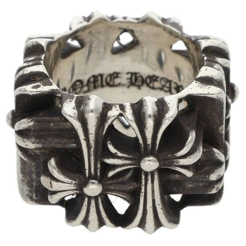 Chrome Hearts Chrome Hearts Cemetery Square Ring - Size 8 | Grailed