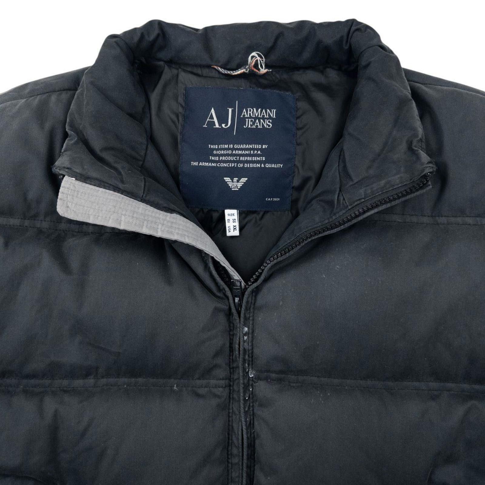 Other Vintage Armani Jeans Zip Up Puffer Jacket Size XL Size US XL / EU 56 / 4 - 3 Thumbnail