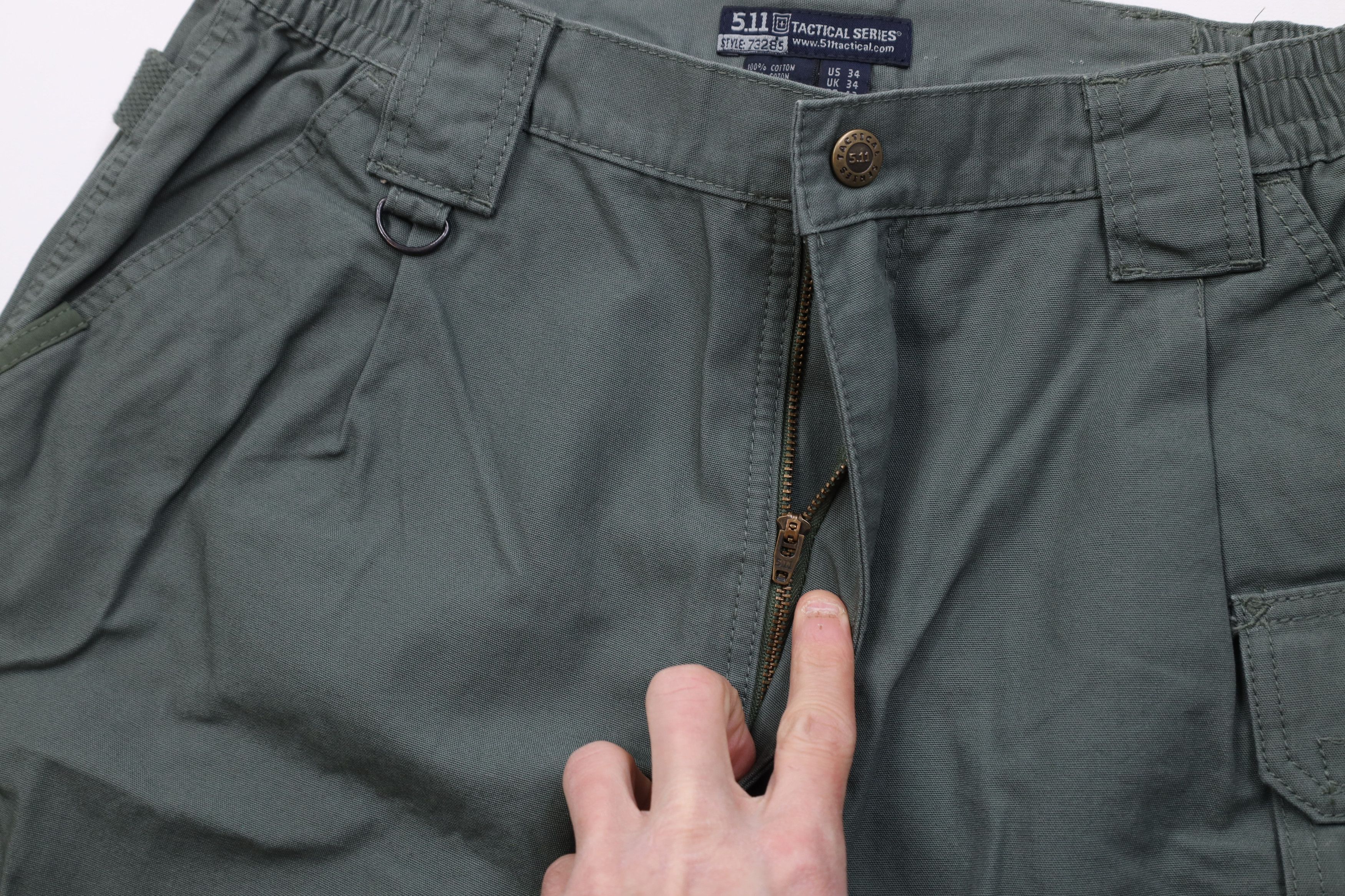 Vintage Vintage 5.11 Tactical Uniform Cargo Shorts Green Cotton Size US 34 / EU 50 - 5 Thumbnail