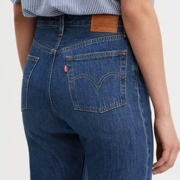 Levi's Levi’s 501 Button Fly Cropped Straight Leg Jeans - 29" Size 29" - 12 Thumbnail