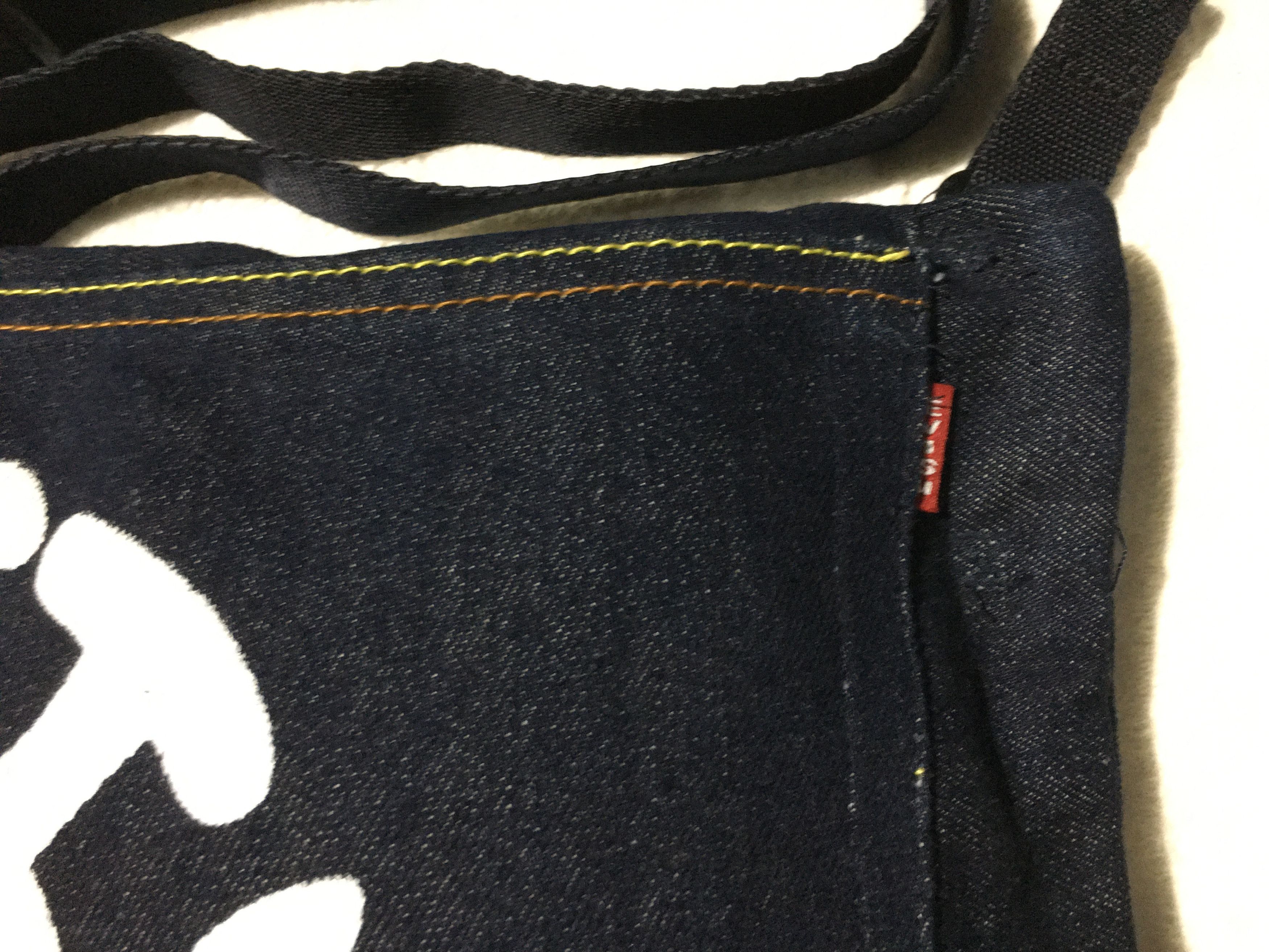 Vintage Custom Denim Evisu Brand Sling bag Size ONE SIZE - 3 Thumbnail