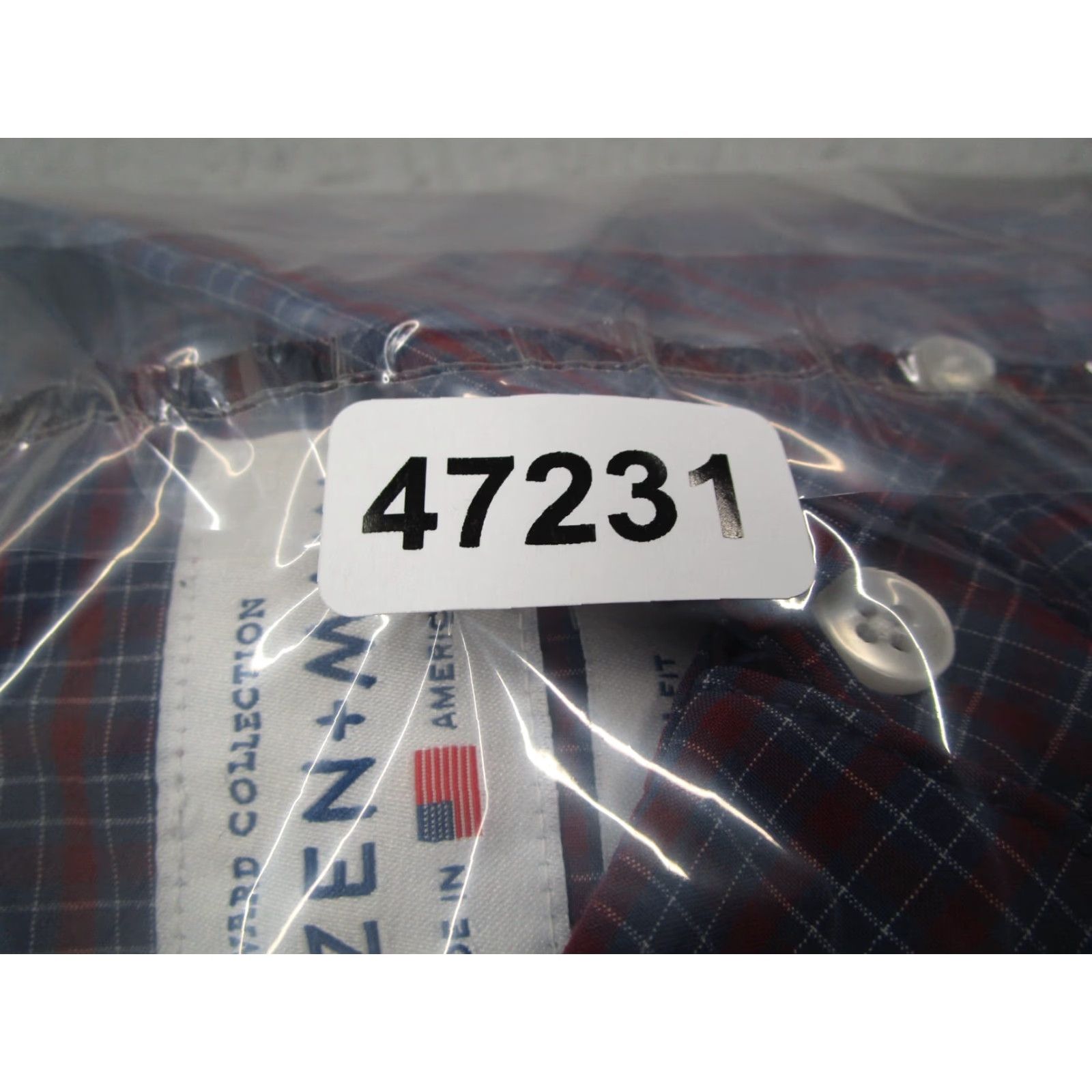 Mizzen+Main Mizzen+Main Shirt Mens XL Trim Red Leeward Check Button-Up Long Sleeve Size US XL / EU 56 / 4 - 8 Thumbnail