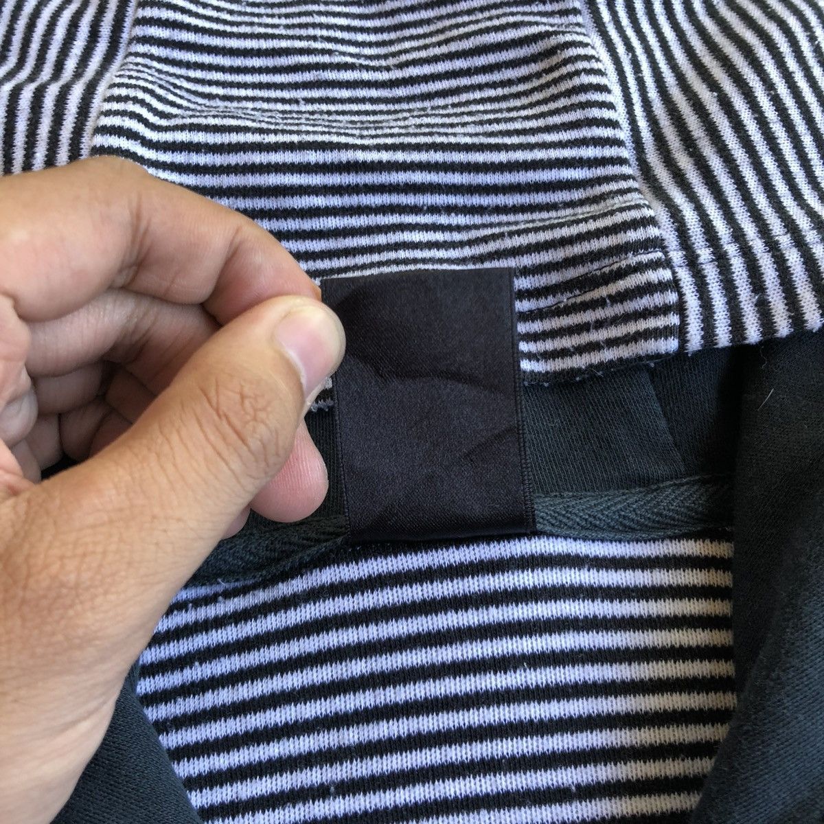 If Six Was Nine 2000s Reiz Jeans Poem Striped Ziphoodie Punk Lgb Style Size US M / EU 48-50 / 2 - 15 Thumbnail