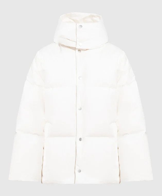 image of Bottega Veneta O1Loc1C0424 708191 Puffer In White, Women's (Size Medium)