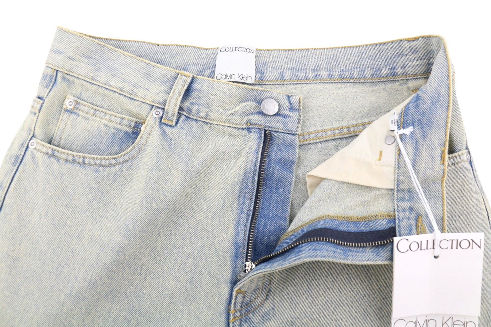 Calvin Klein W34/L32 Blue Faded Relaxed Denim 87836 Size US 34 / EU 50 - 4 Thumbnail