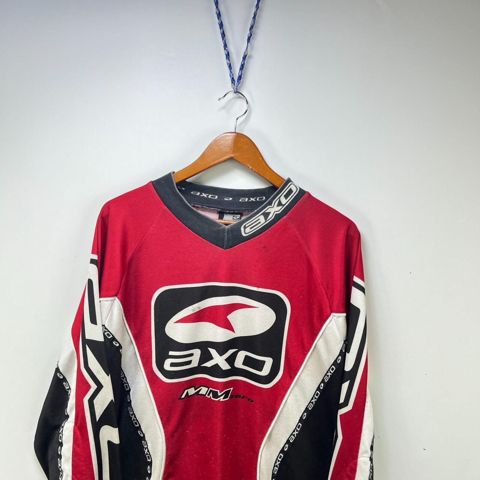Other Vintage 90s AXO Motocross Jersey XL Motorsport Size ONE SIZE - 2 Thumbnail