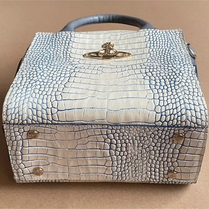Vivienne Westwood Vivienne Westwood size os Glacial blue crocodile leather sh Size ONE SIZE - 6 Thumbnail