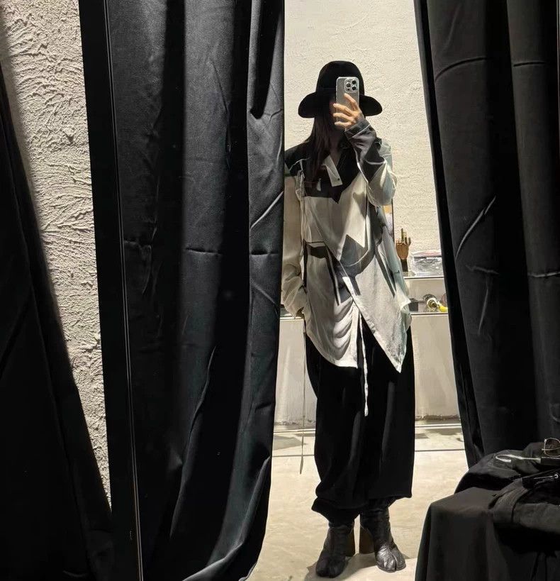 Ann Demeulemeester Ann demeulemeester 2011ss Ink Silk Jacket Size XS / US 0-2 / IT 36-38 - 9 Thumbnail