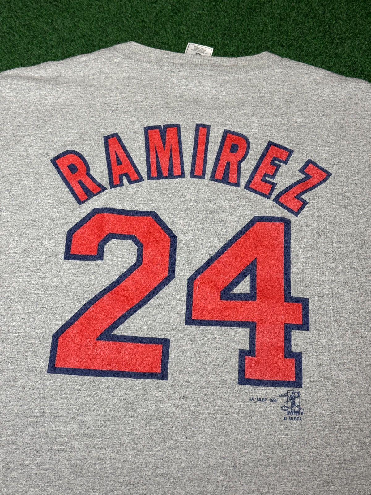 MLB Ramirez #24 Cleveland Indians 90s Baseball Jersey XL Shirt Size US XL / EU 56 / 4 - 4 Thumbnail