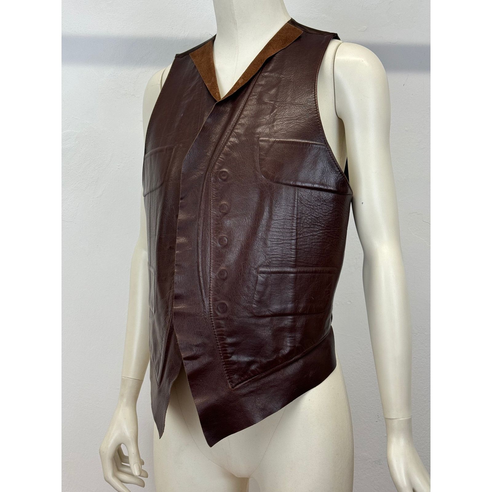 Maison Margiela A/W2001 Maison Margiela compressed leather vest Size L / US 10 / IT 46 - 3 Thumbnail