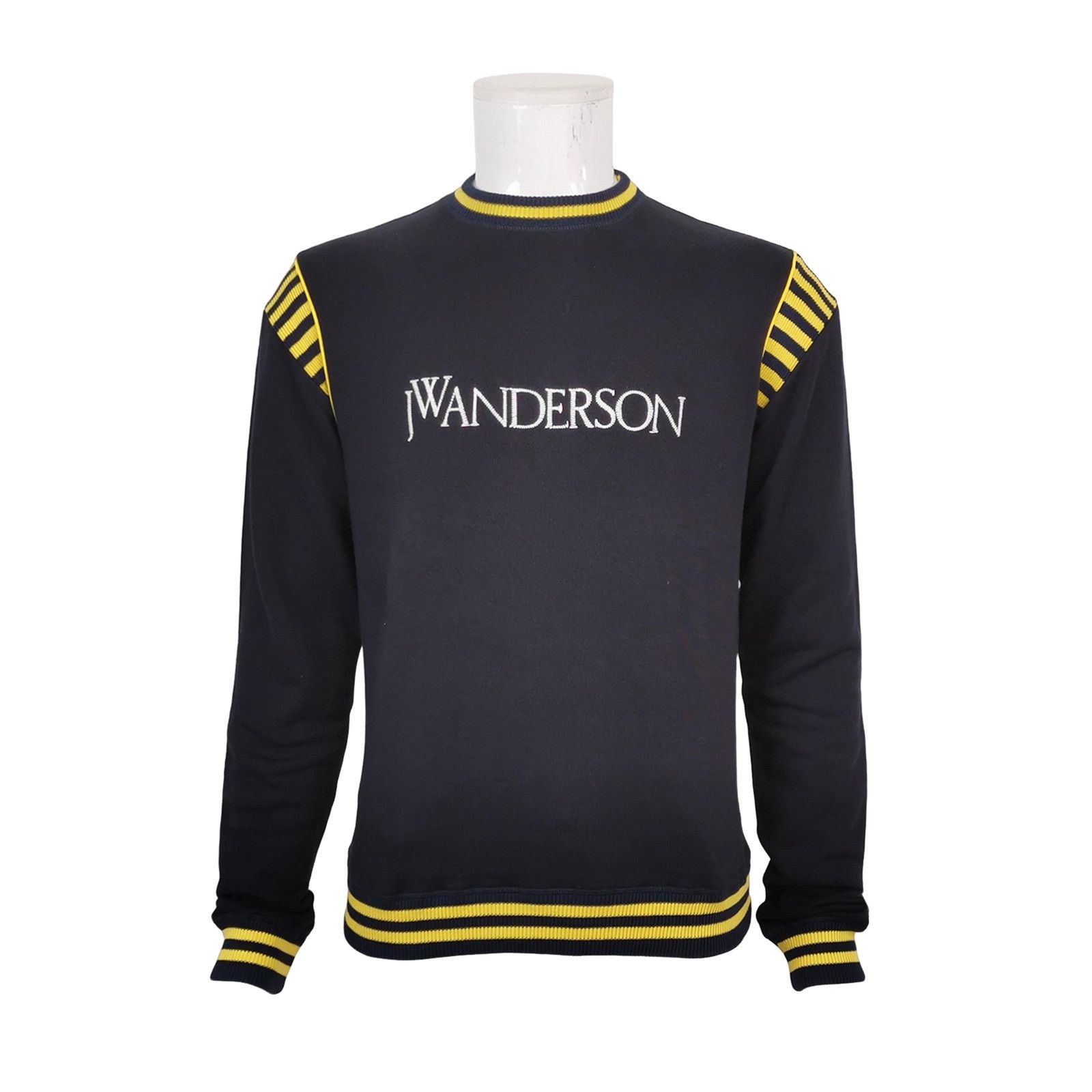 JW Anderson J.W.Anderson Striped Rib Logo Sweatshirt Size XS Size US XS / EU 42 / 0 - 1 Thumbnail