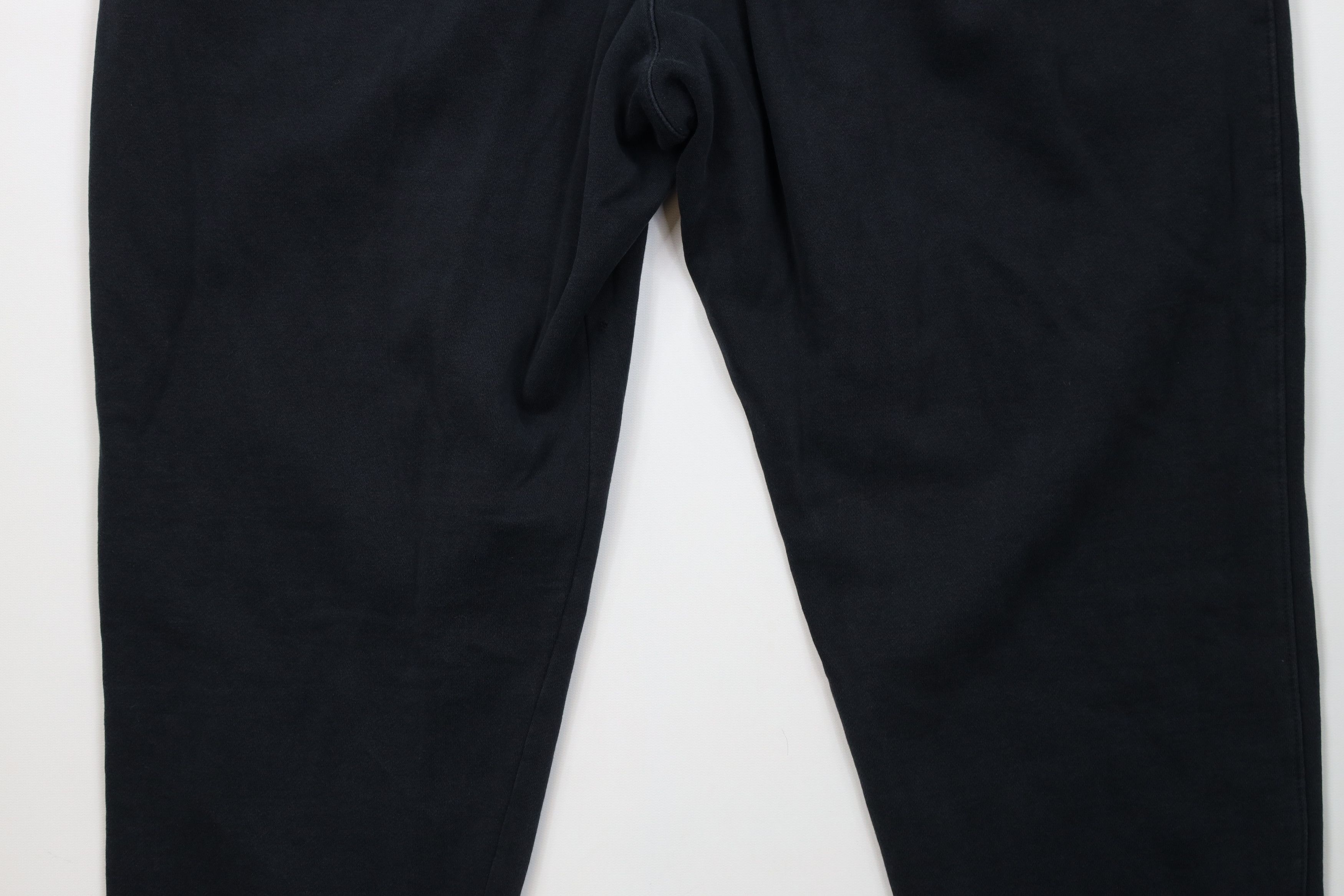 Nike Vintage Nike Spell Out Cuffed Sweatpants Joggers Black Size US 40 / EU 56 - 13 Thumbnail