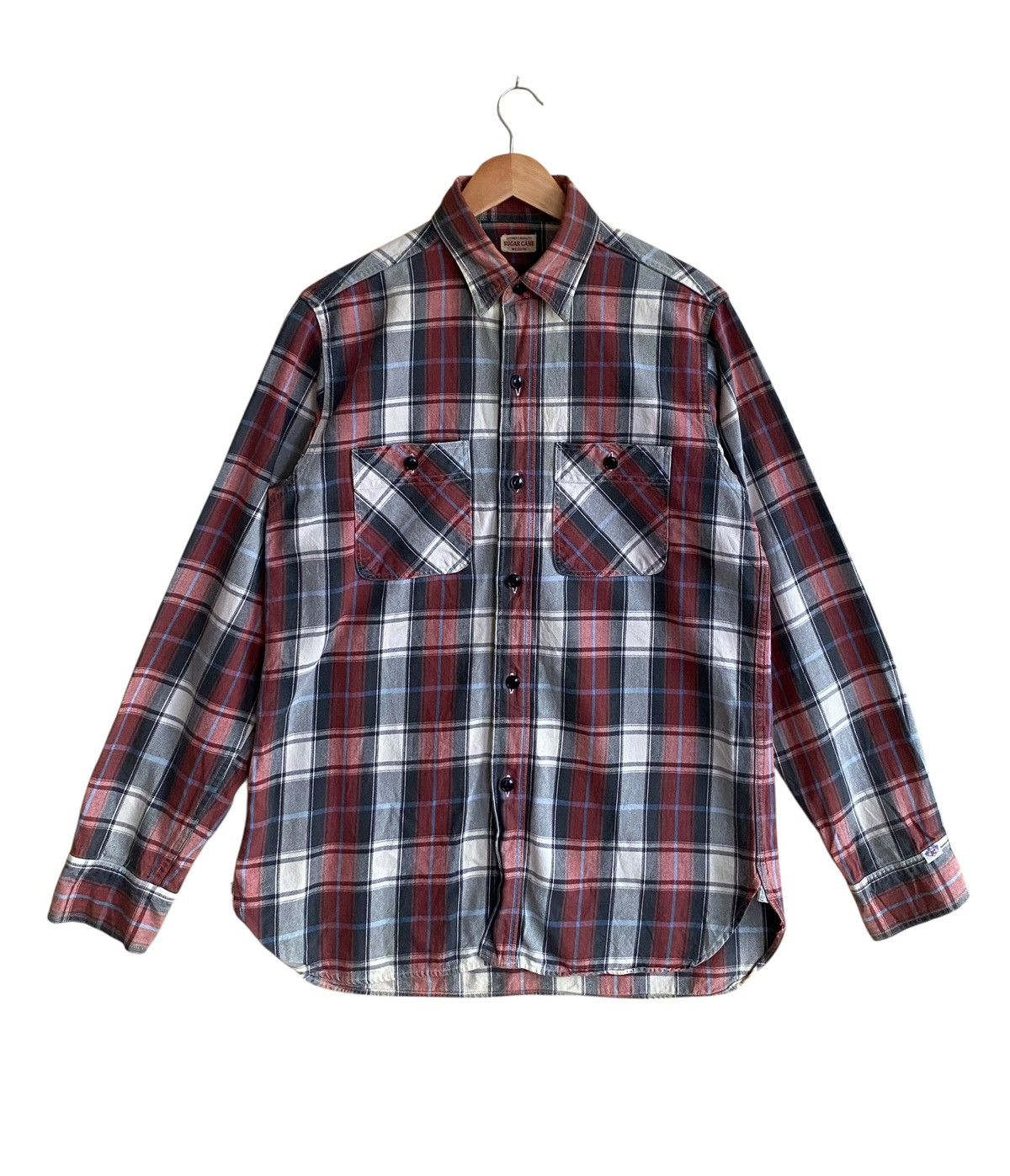 Sugar Cane Vintage Japanese Brand Sugar Cane Checkered Shirt 2000s Size US M / EU 48-50 / 2 - 1 Thumbnail