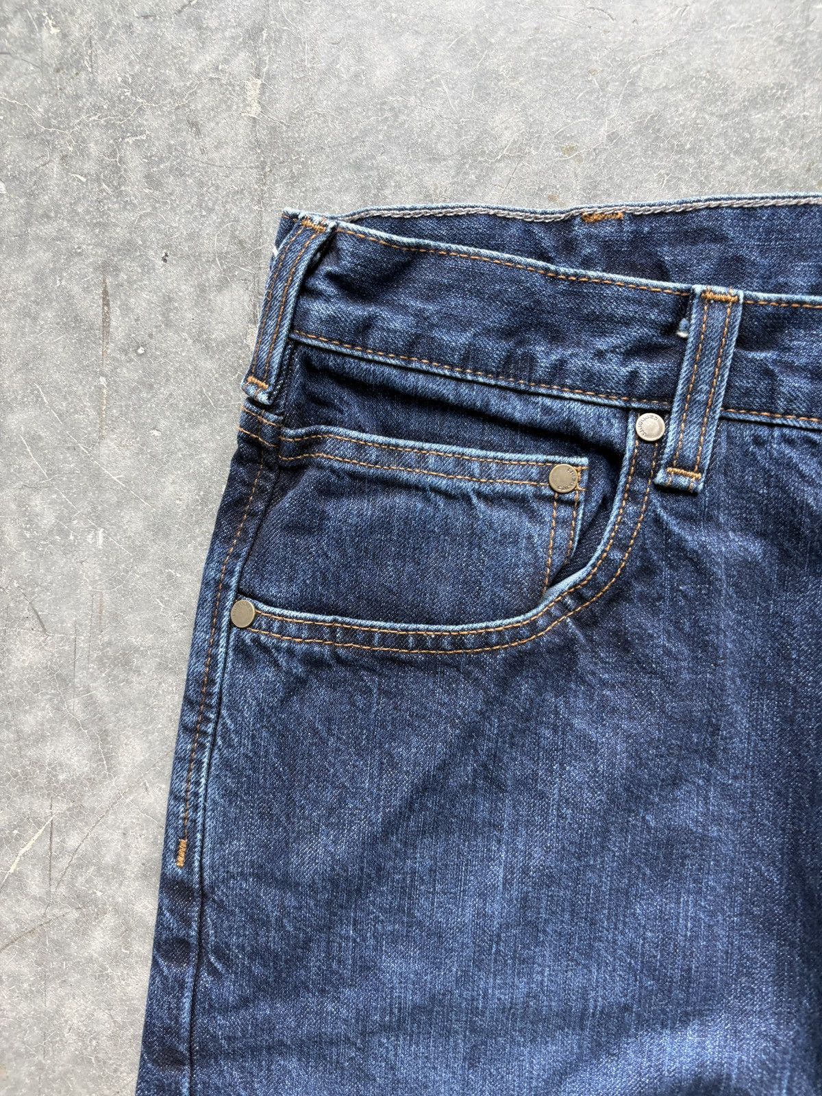 Carhartt Vintage Y2K Carhartt Denim Jeans 36x30 Dark Wash Size US 36 / EU 52 - 2 Thumbnail