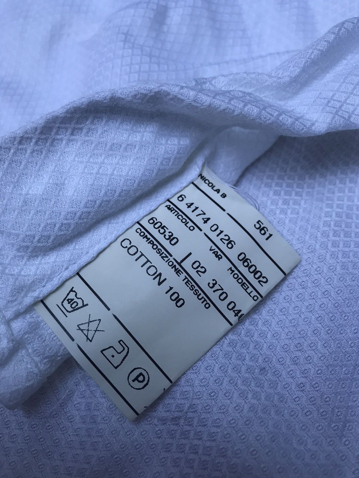 Pal Zileri PAL ZILERI WHITE TUXEDO BUTTON UP, MOTHER OF PEARL BUTTONS Size 42R - 5 Thumbnail
